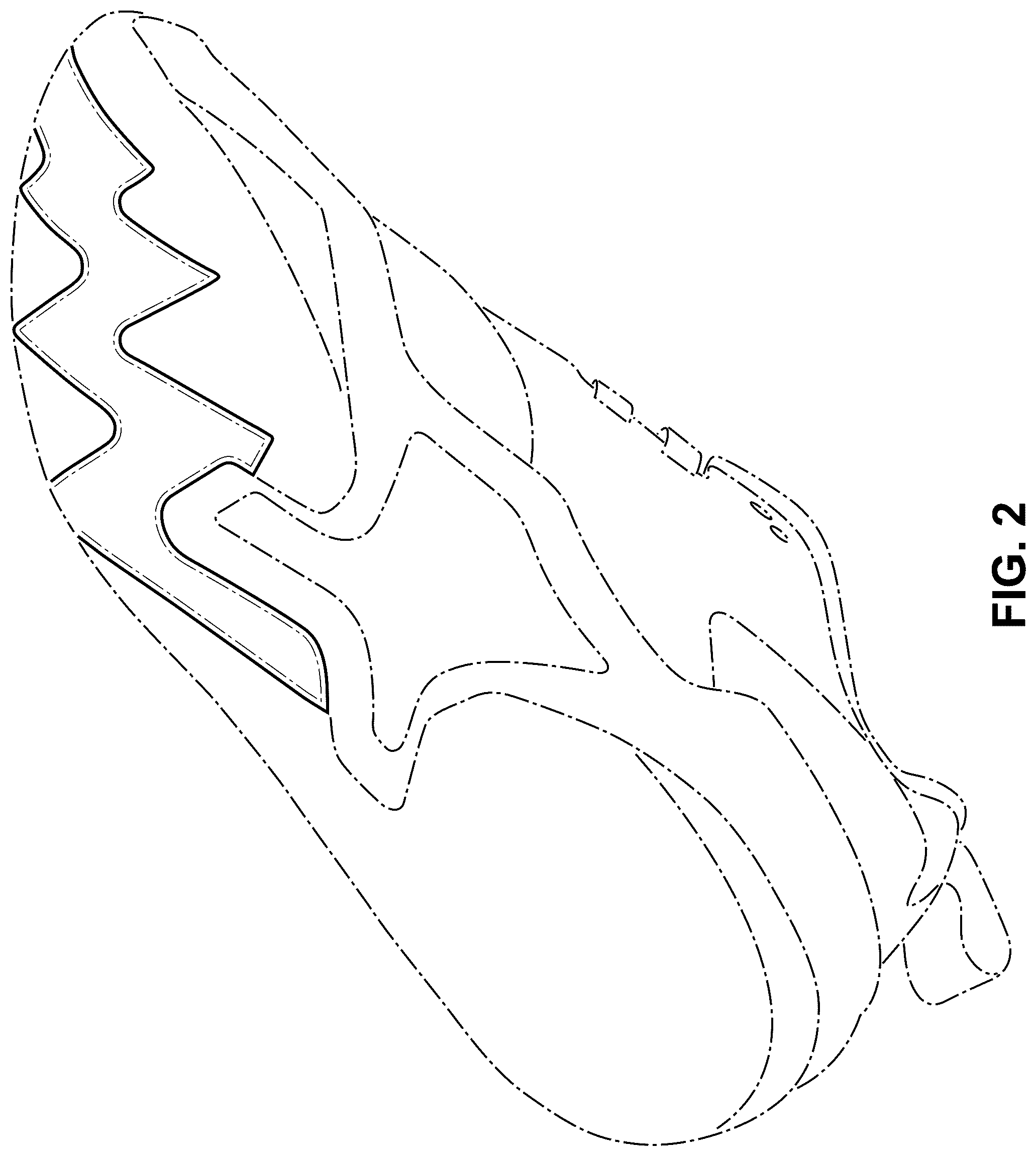 Patent USD1043074 Figure 2 – Shoe