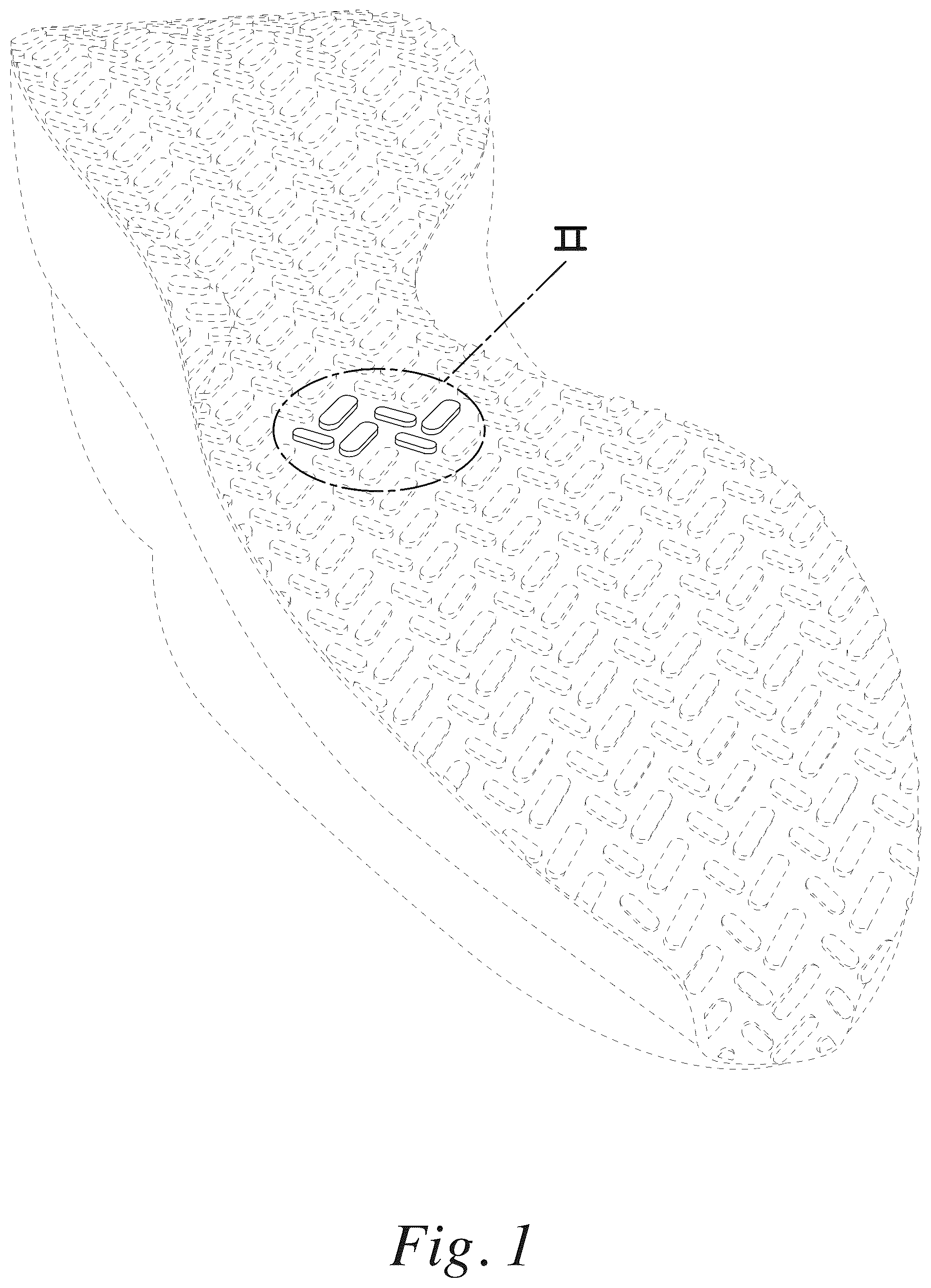 Patent USD1043076 Figure 1 – Footwear sole