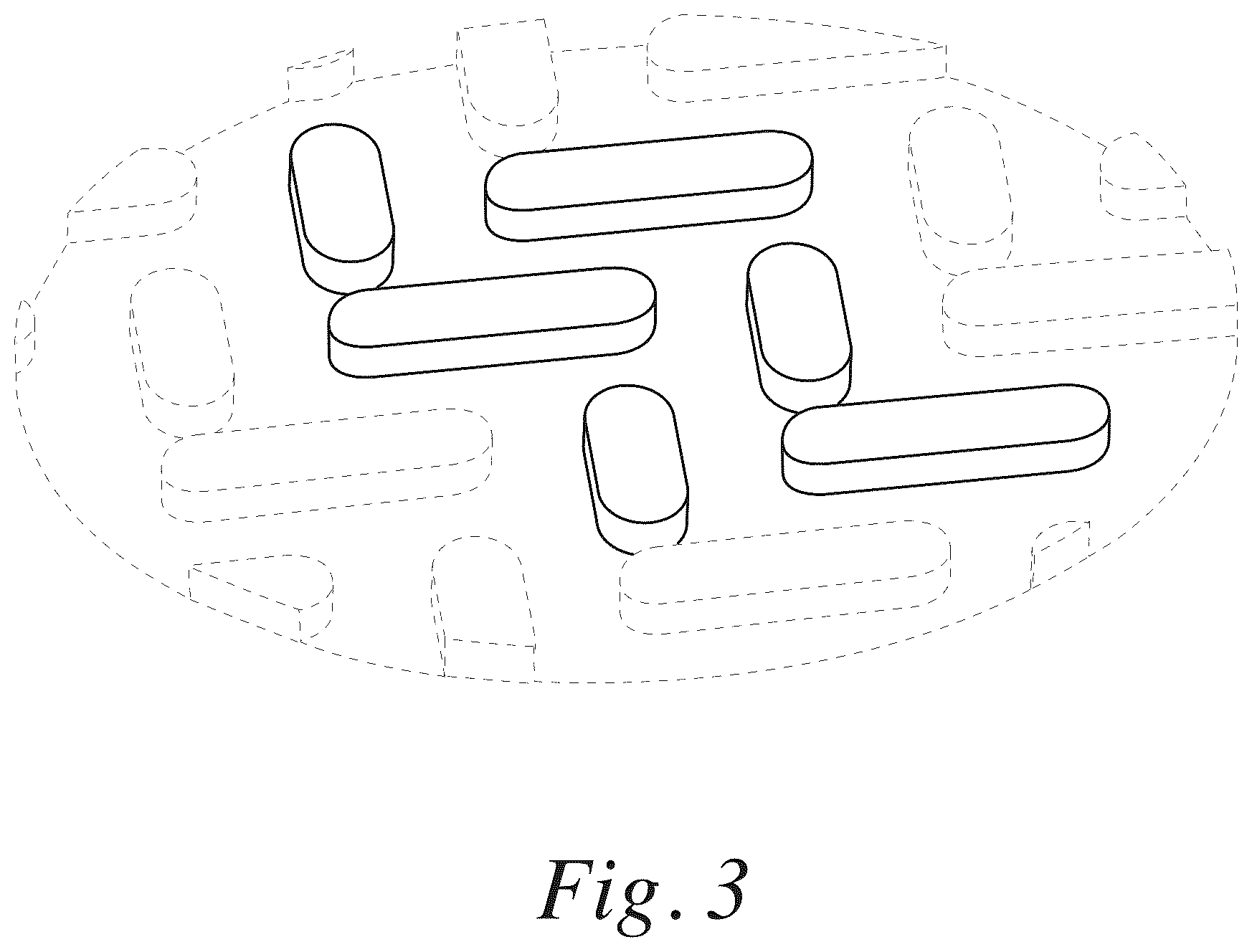 Patent USD1043076 Figure 3 – Footwear sole