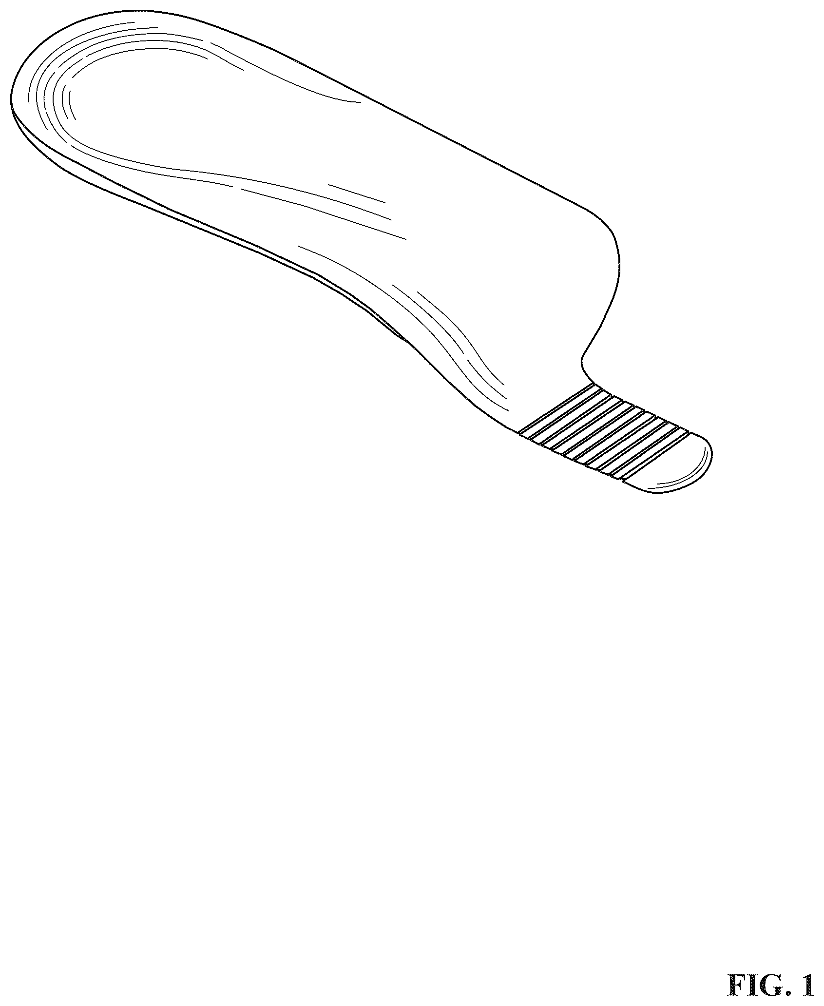 Patent USD1043079 Figure 1 – Shoe orthotic