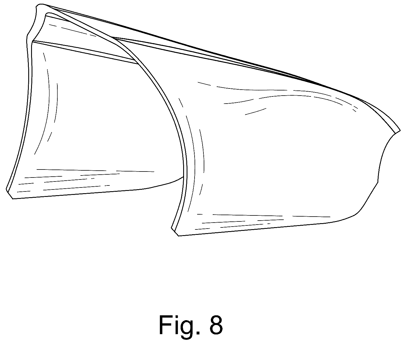 Patent USD1043080 Figure 6 – Shoe insert