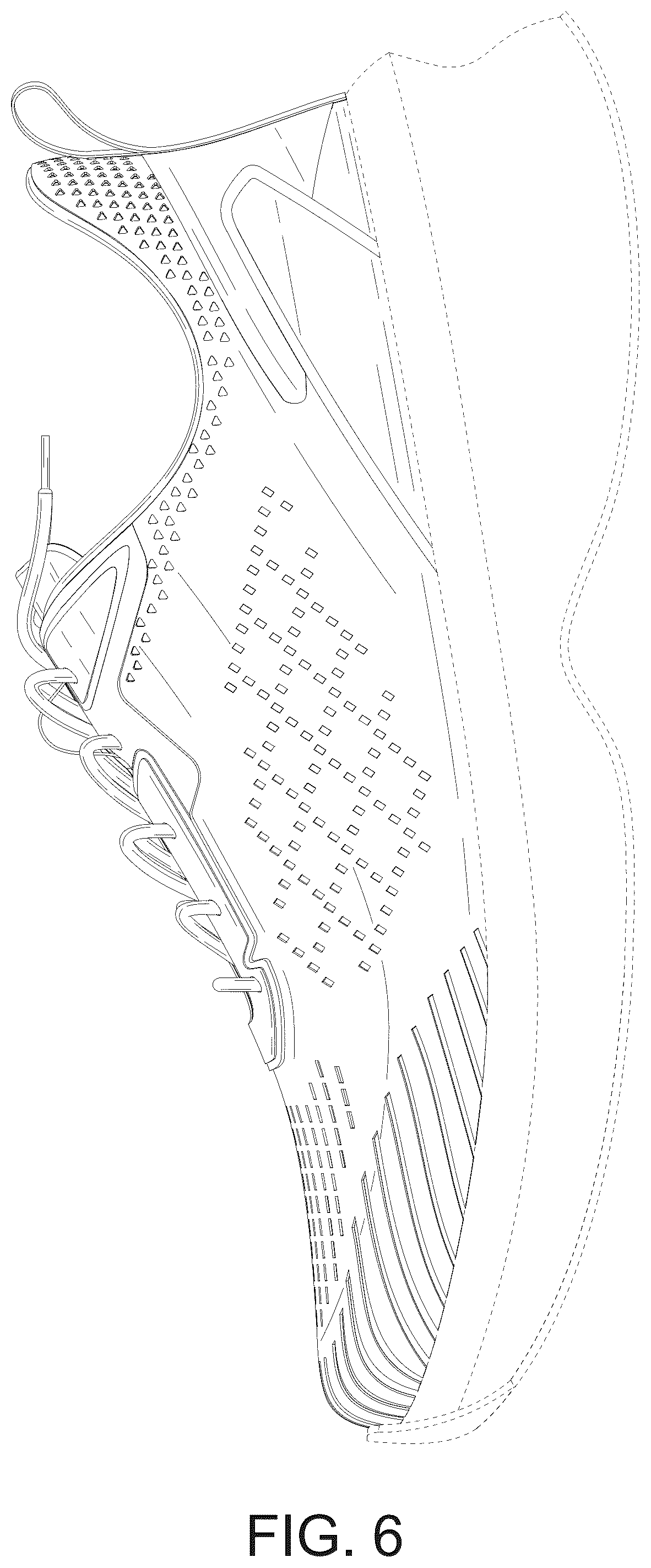 Patent USD1043081 Figure 6 – Shoe