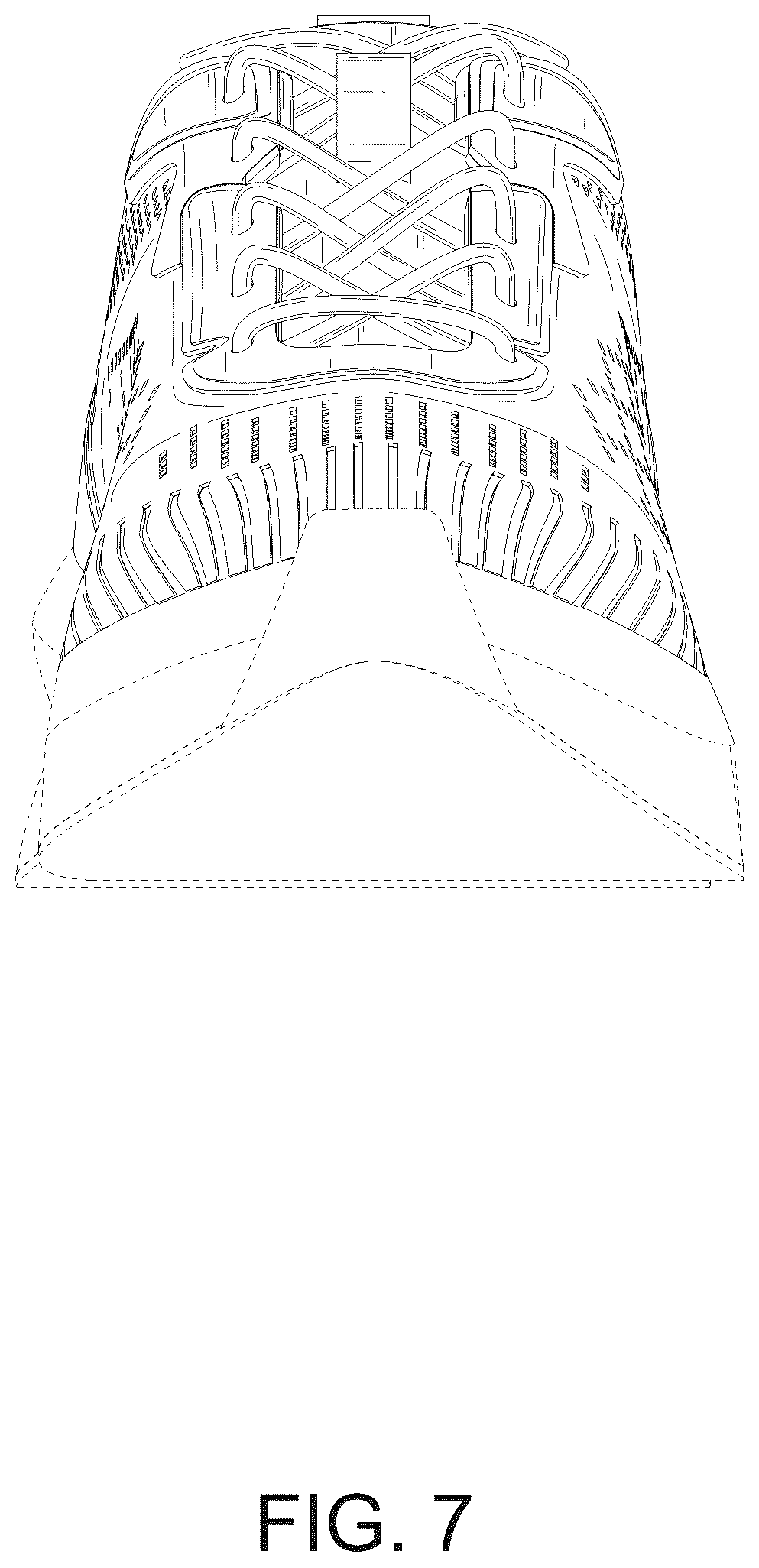 Patent USD1043081 Figure 7 – Shoe