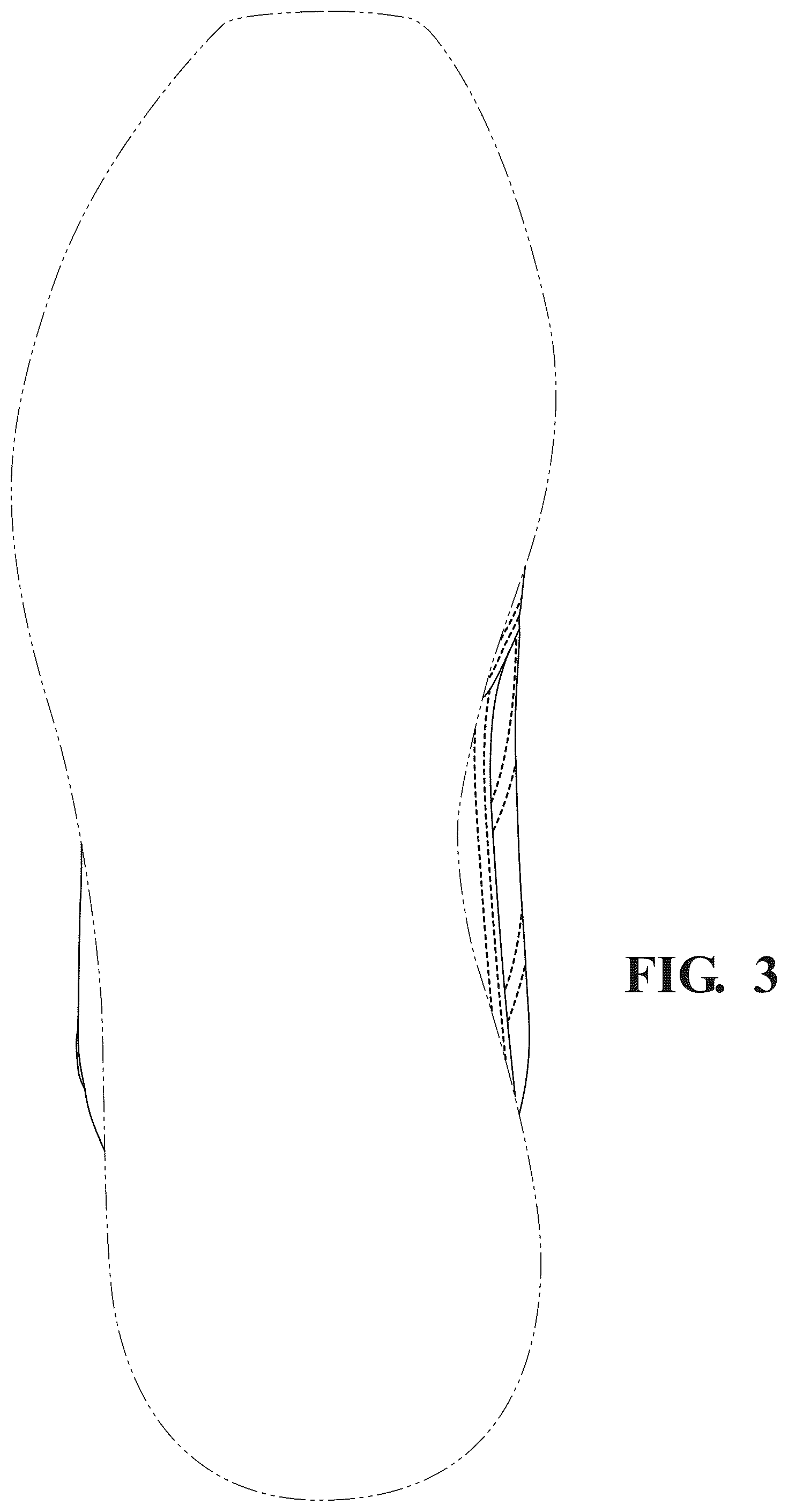 Patent USD1043083 Figure 3 – Footwear upper