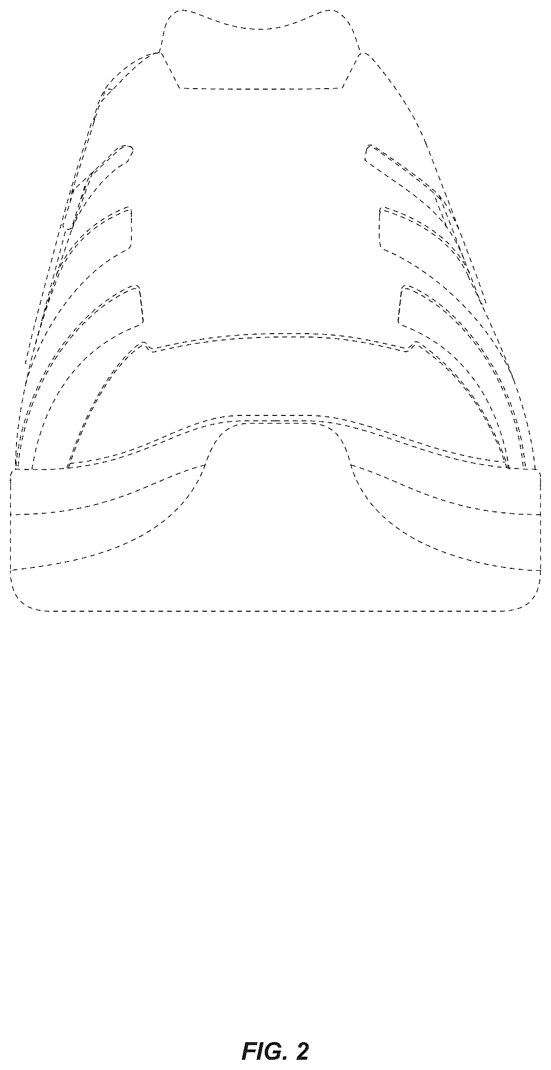 Patent USD1043085 Figure 2 – Shoe upper