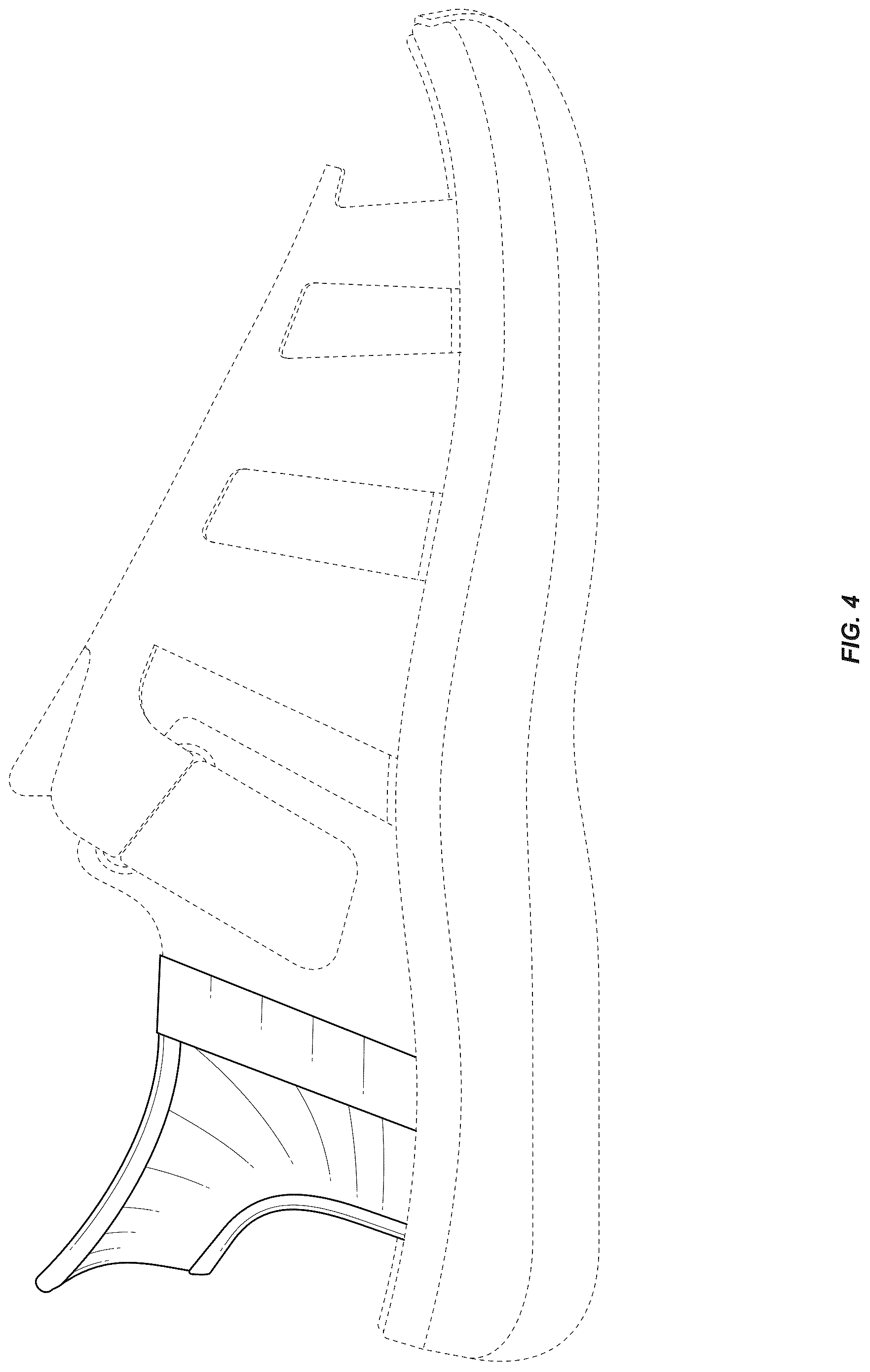 Patent USD1043085 Figure 4 – Shoe upper