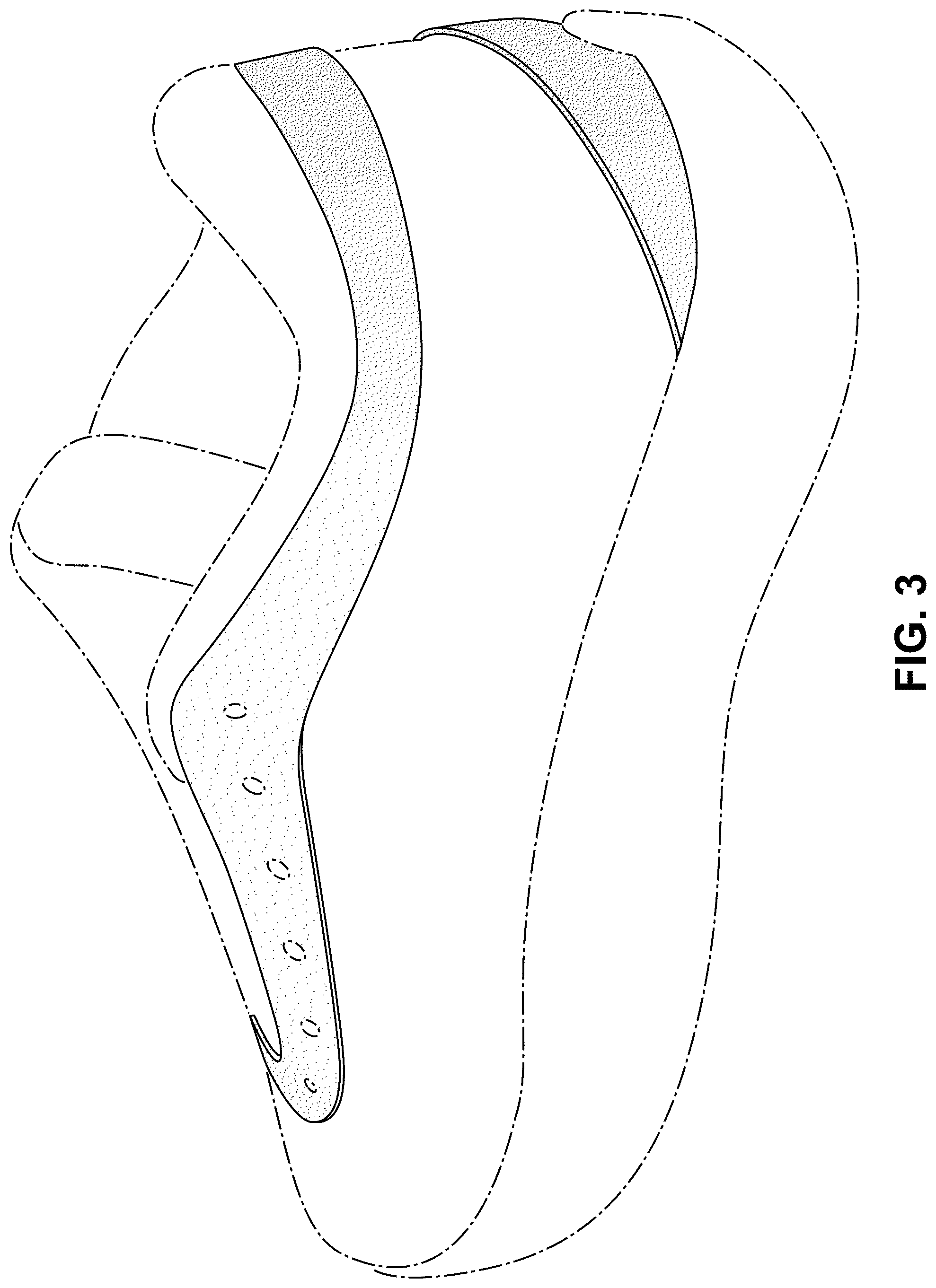 Patent USD1043088 Figure 3 – Shoe