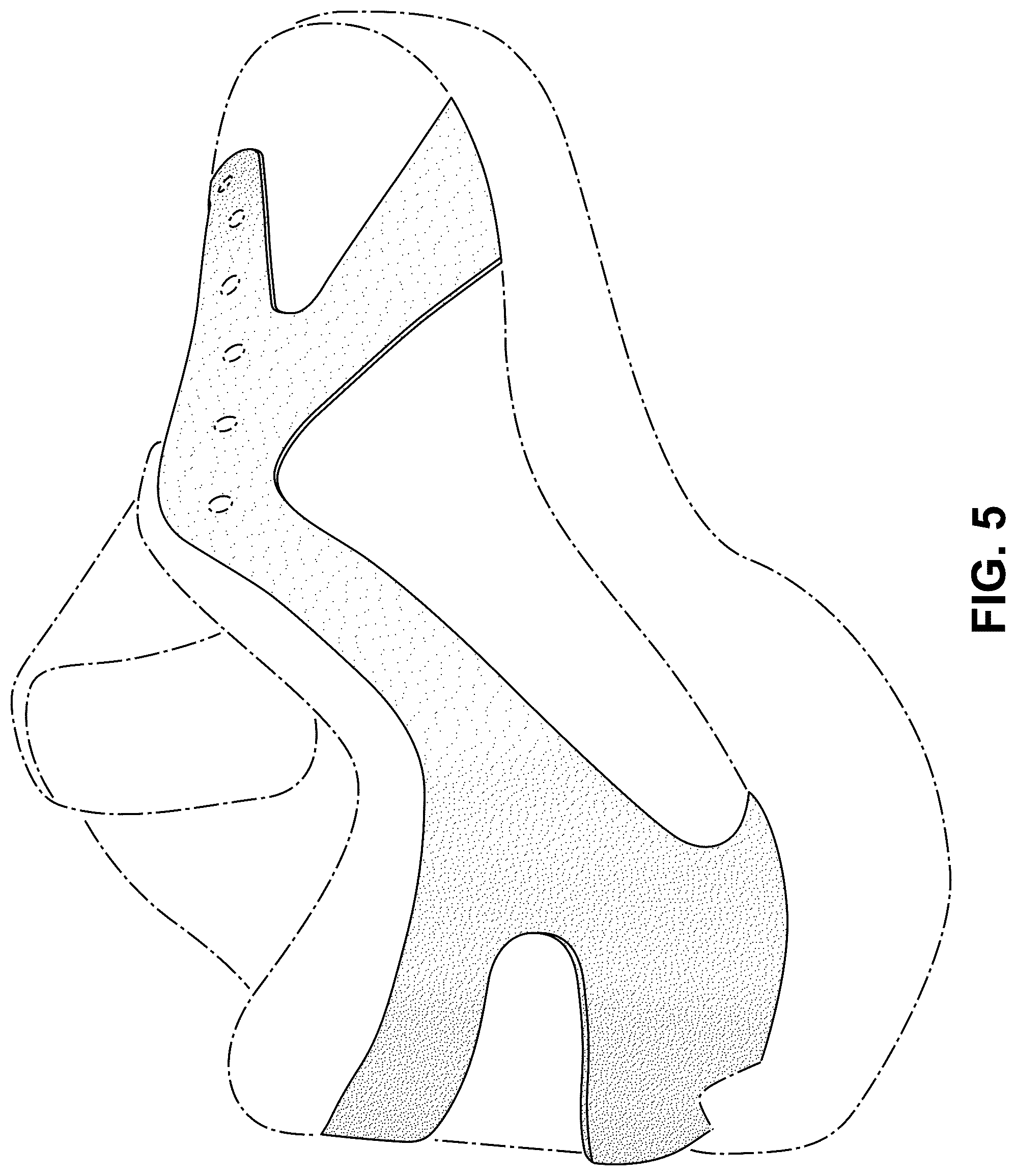 Patent USD1043088 Figure 5 – Shoe