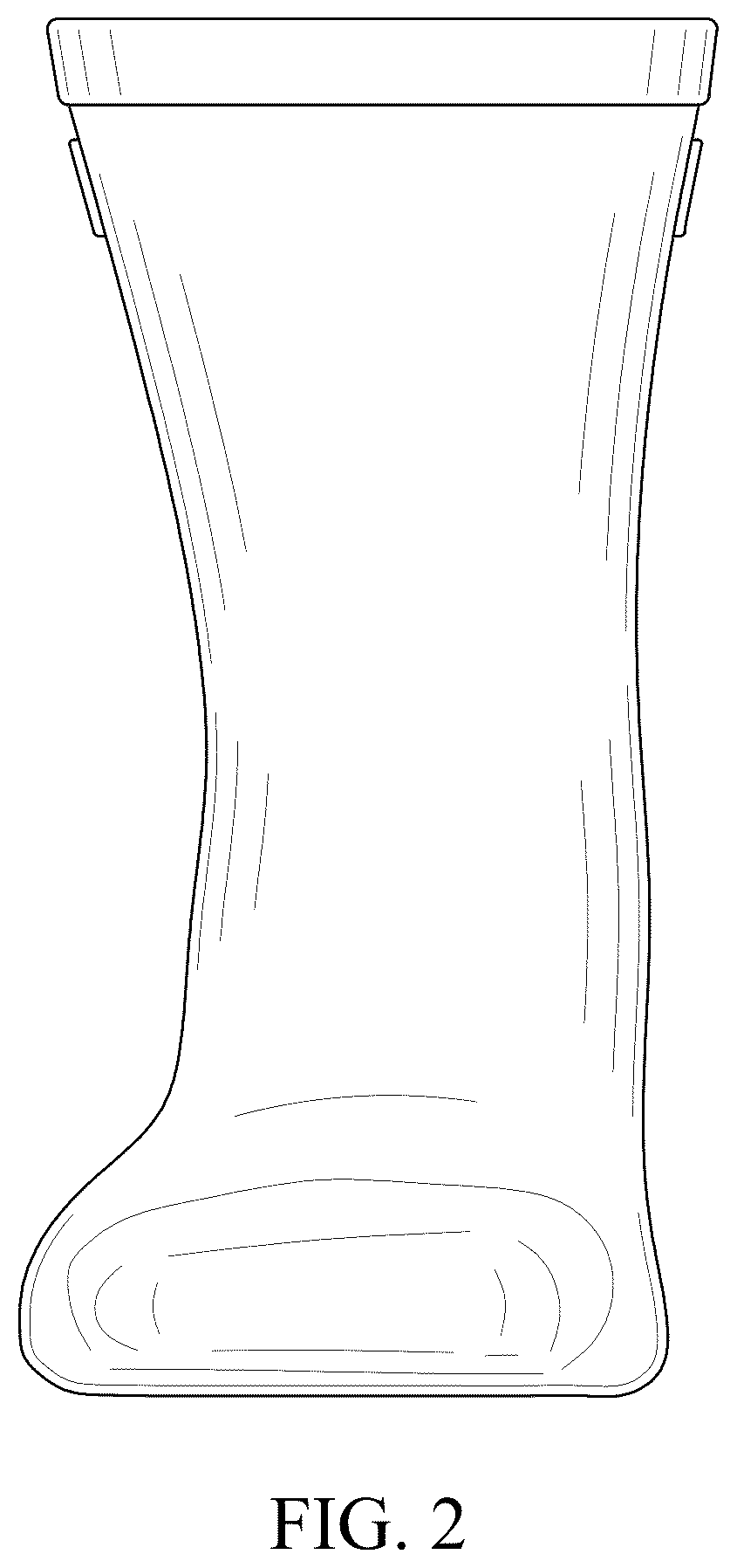 Patent USD1043092 Figure 2 – Sock