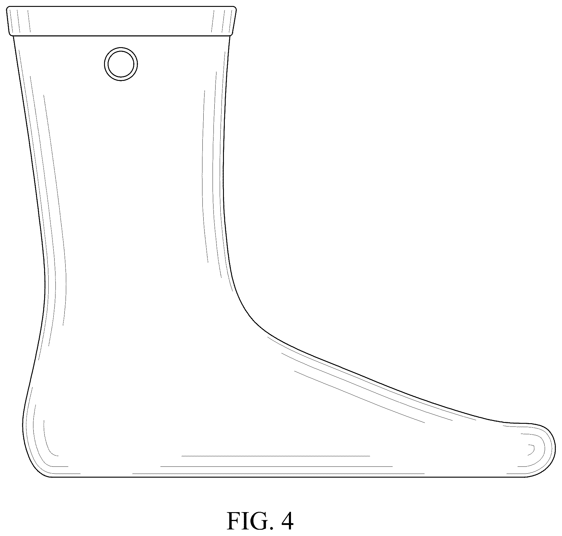 Patent USD1043092 Figure 4 – Sock