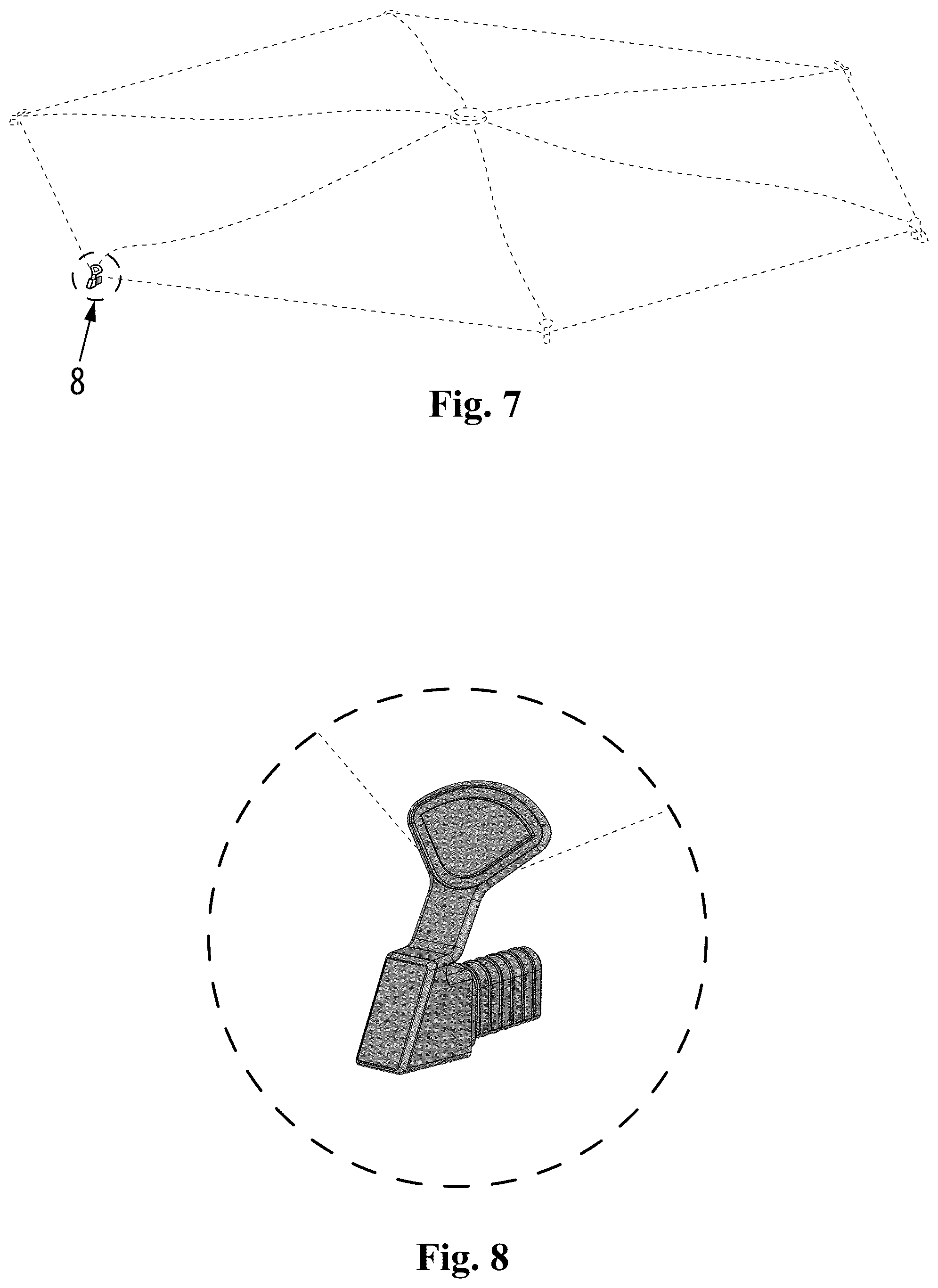 Patent USD1043094 Figure 7 – Part for parasol