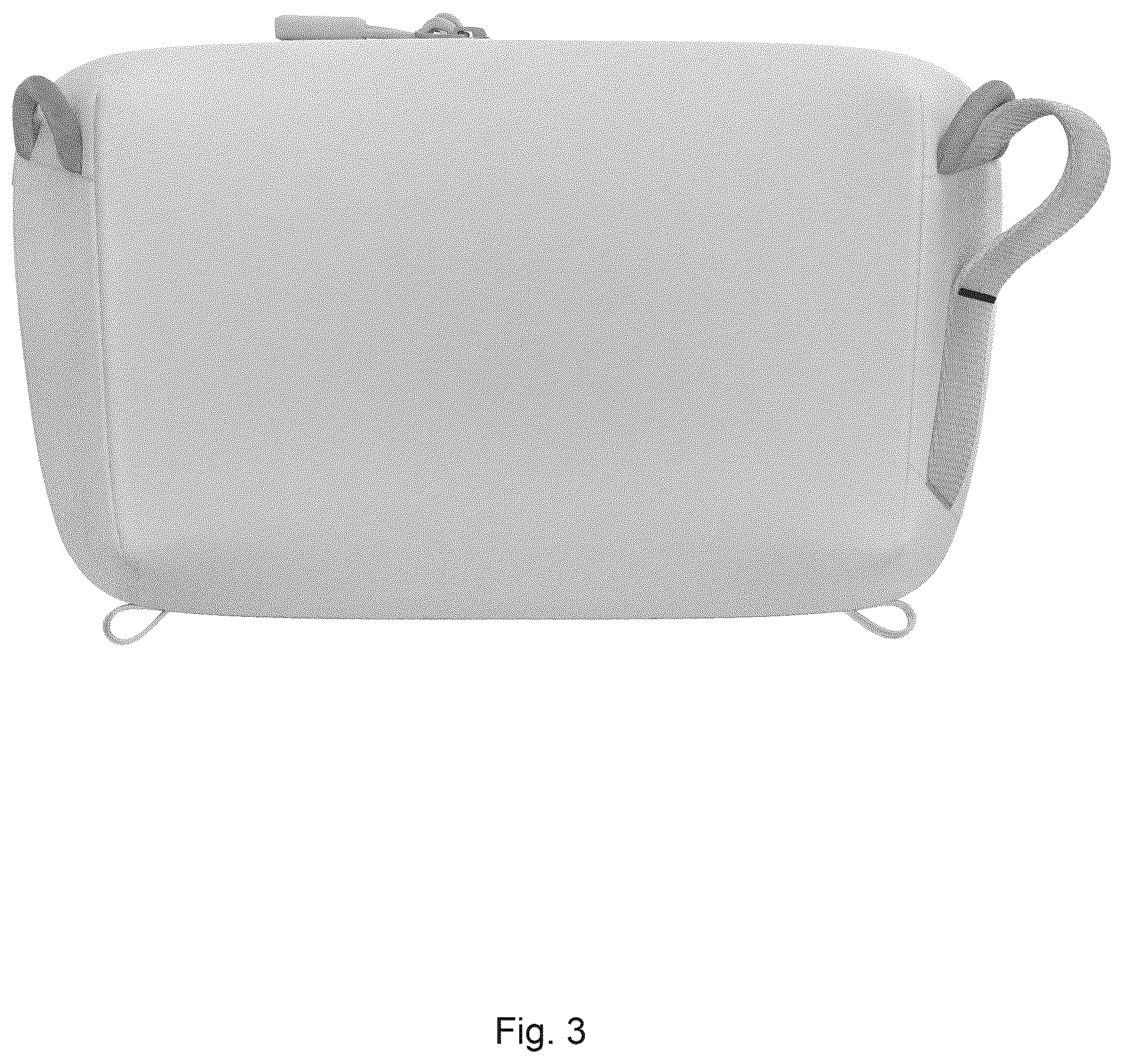 Patent USD1043097 Figure 3 – Storage bag