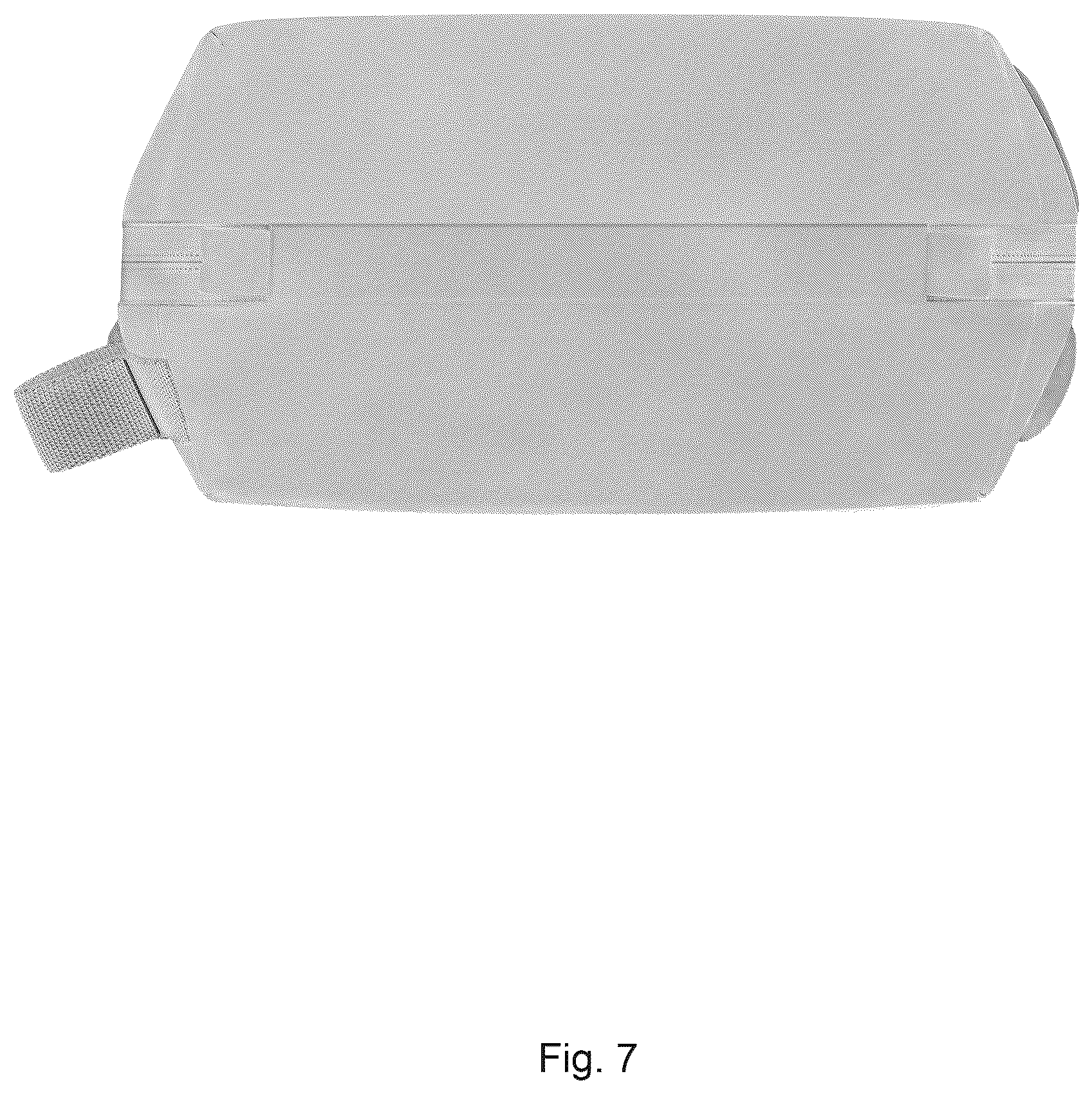 Patent USD1043097 Figure 7 – Storage bag