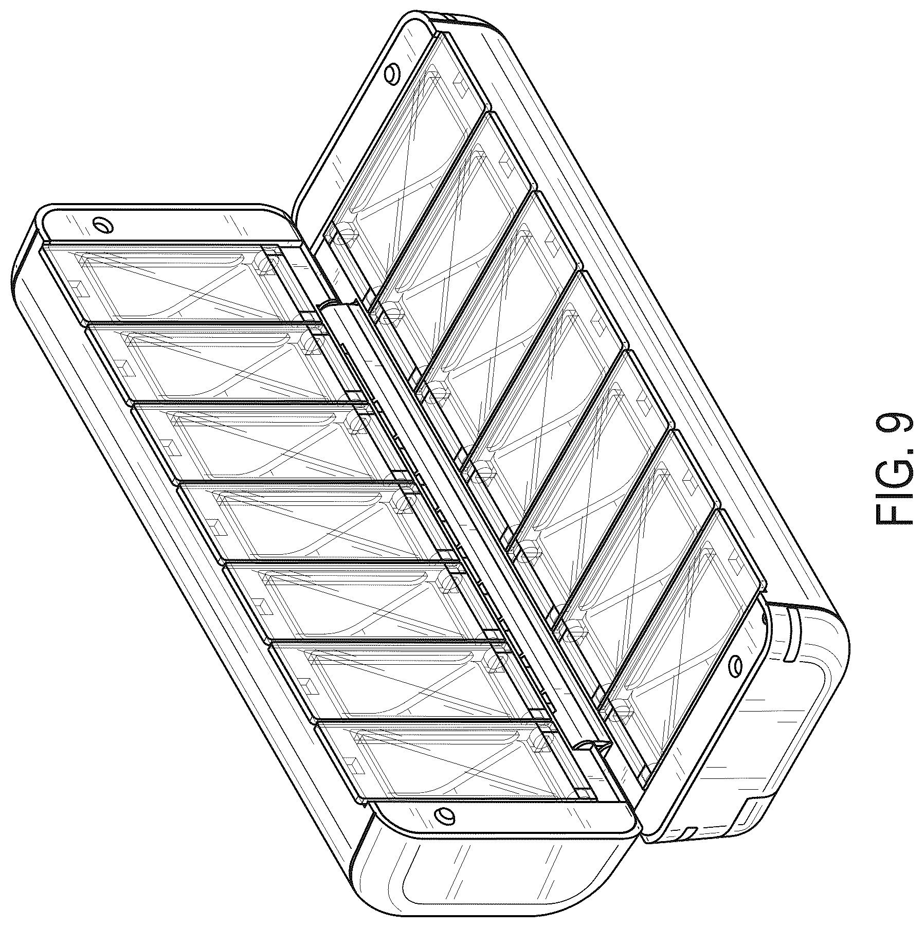 Patent USD1043098 Figure 8 – Medication container