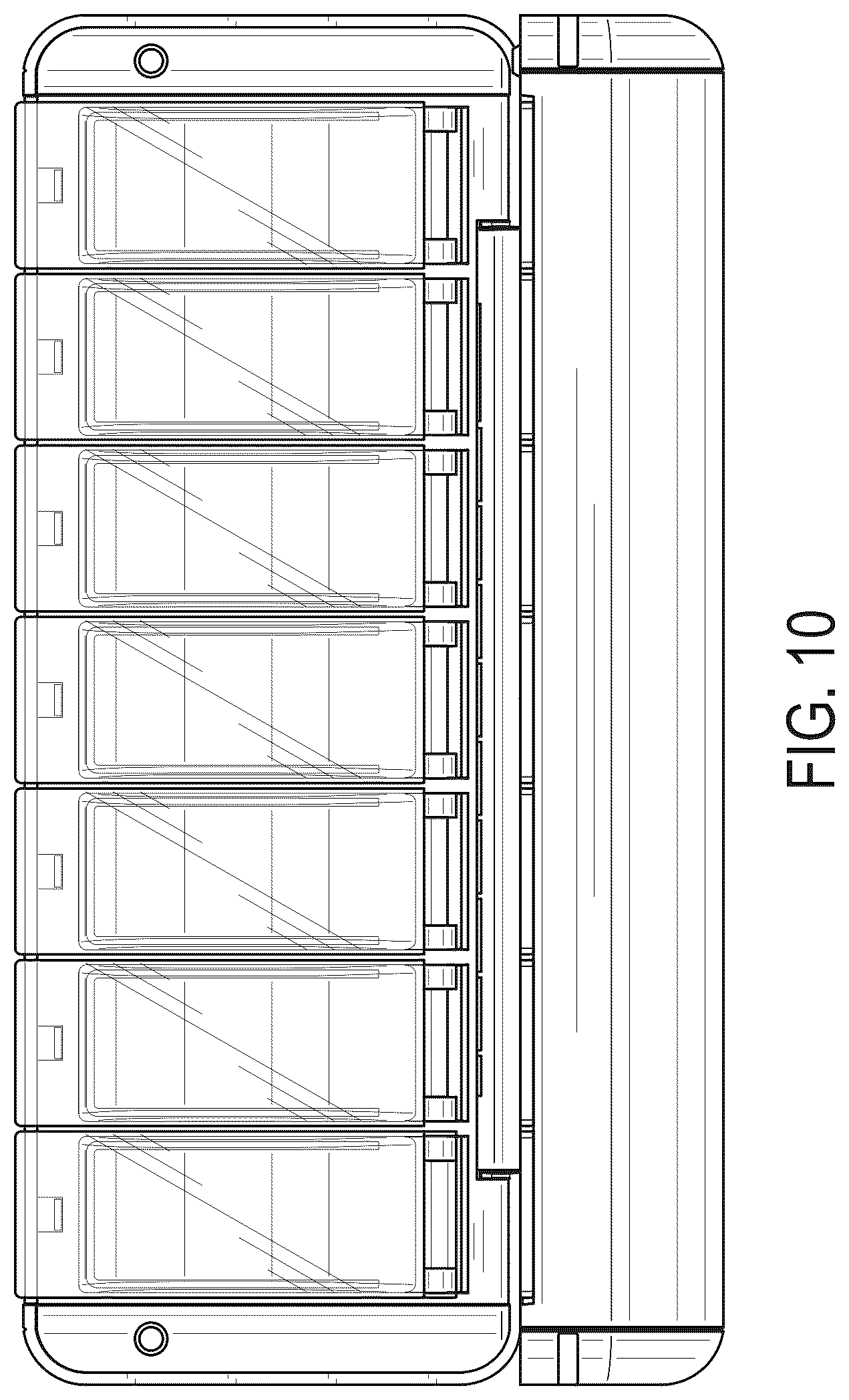 Patent USD1043098 Figure 9 – Medication container