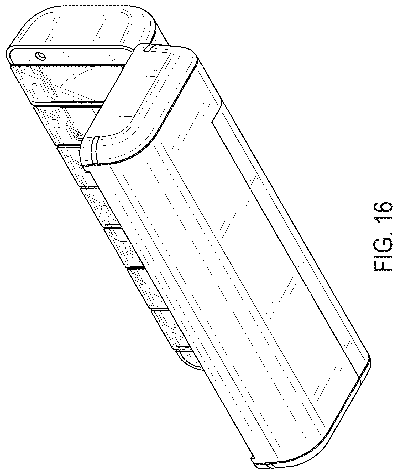 Patent USD1043098 Figure 14 – Medication container