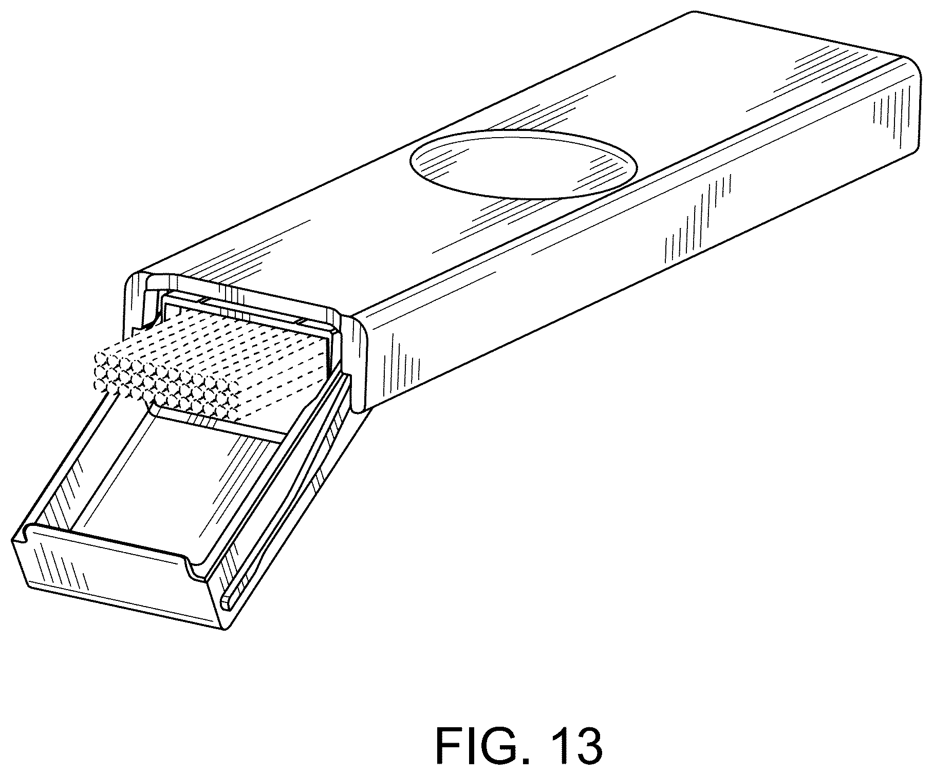 Patent USD1043099 Figure 13 – Case for mechanical pencil leads