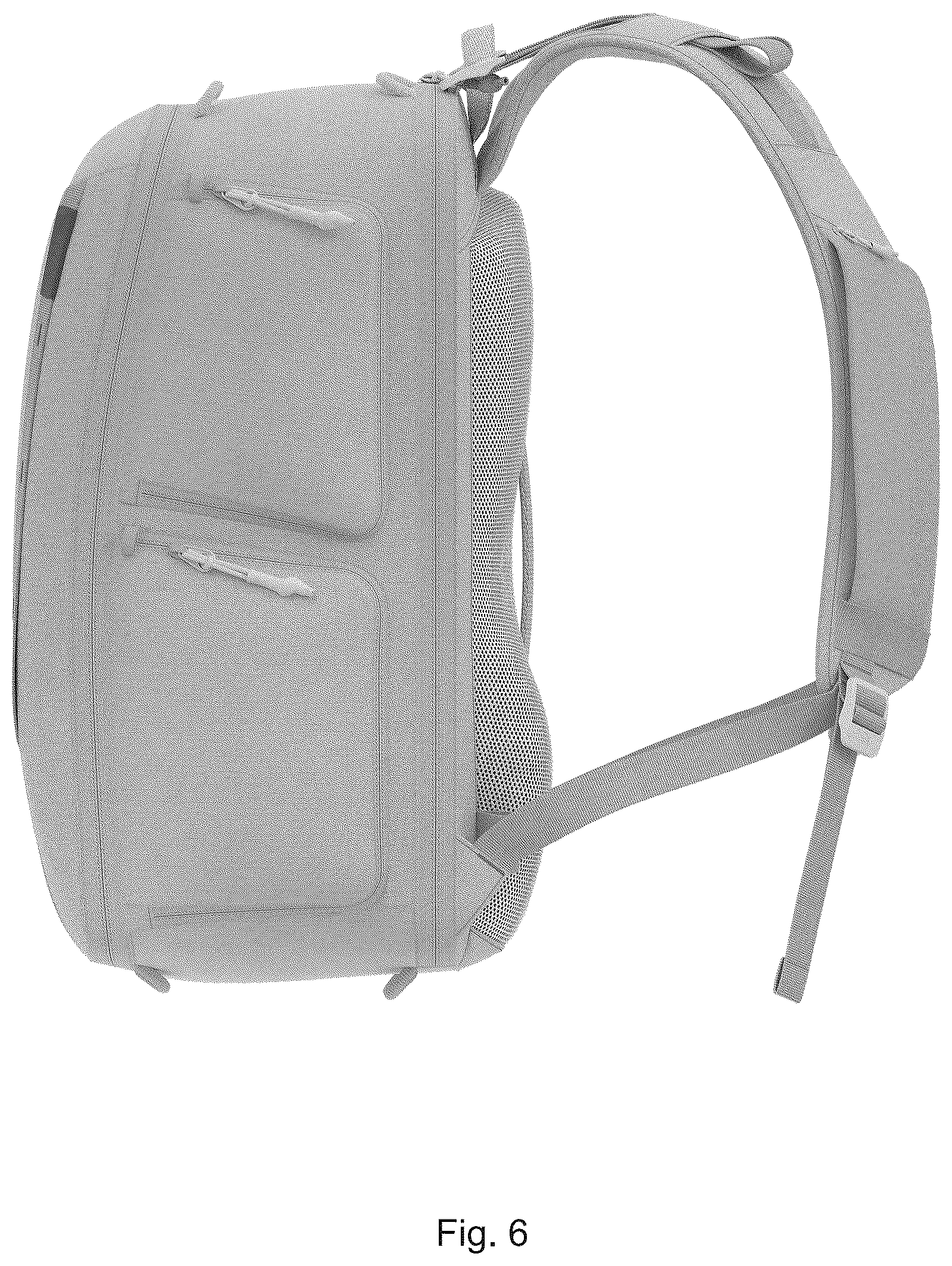 Patent USD1043100 Figure 6 – Backpack