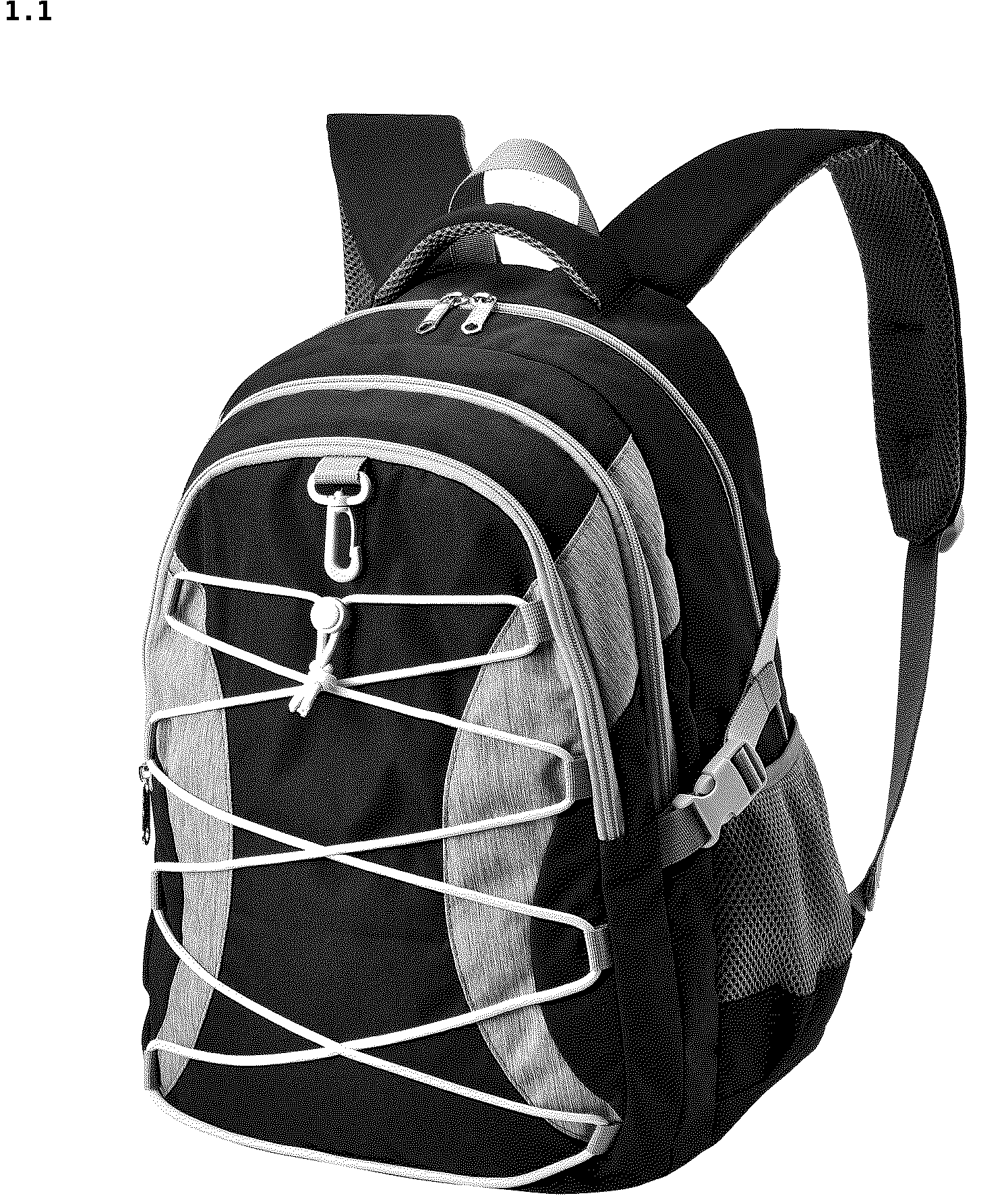 Patent USD1043101 — Backpack — Figure 1