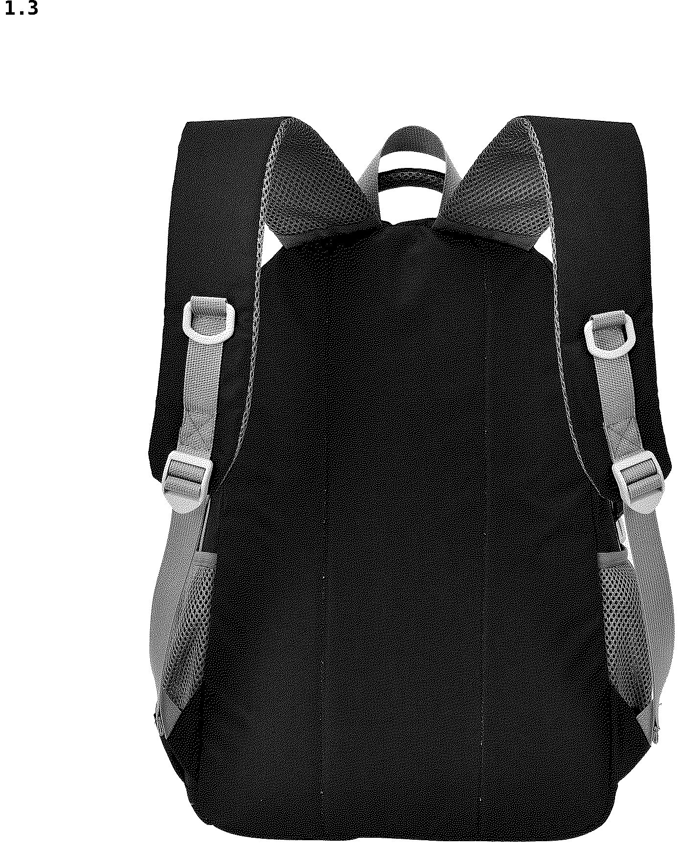 Patent USD1043101 Figure 3 – Backpack