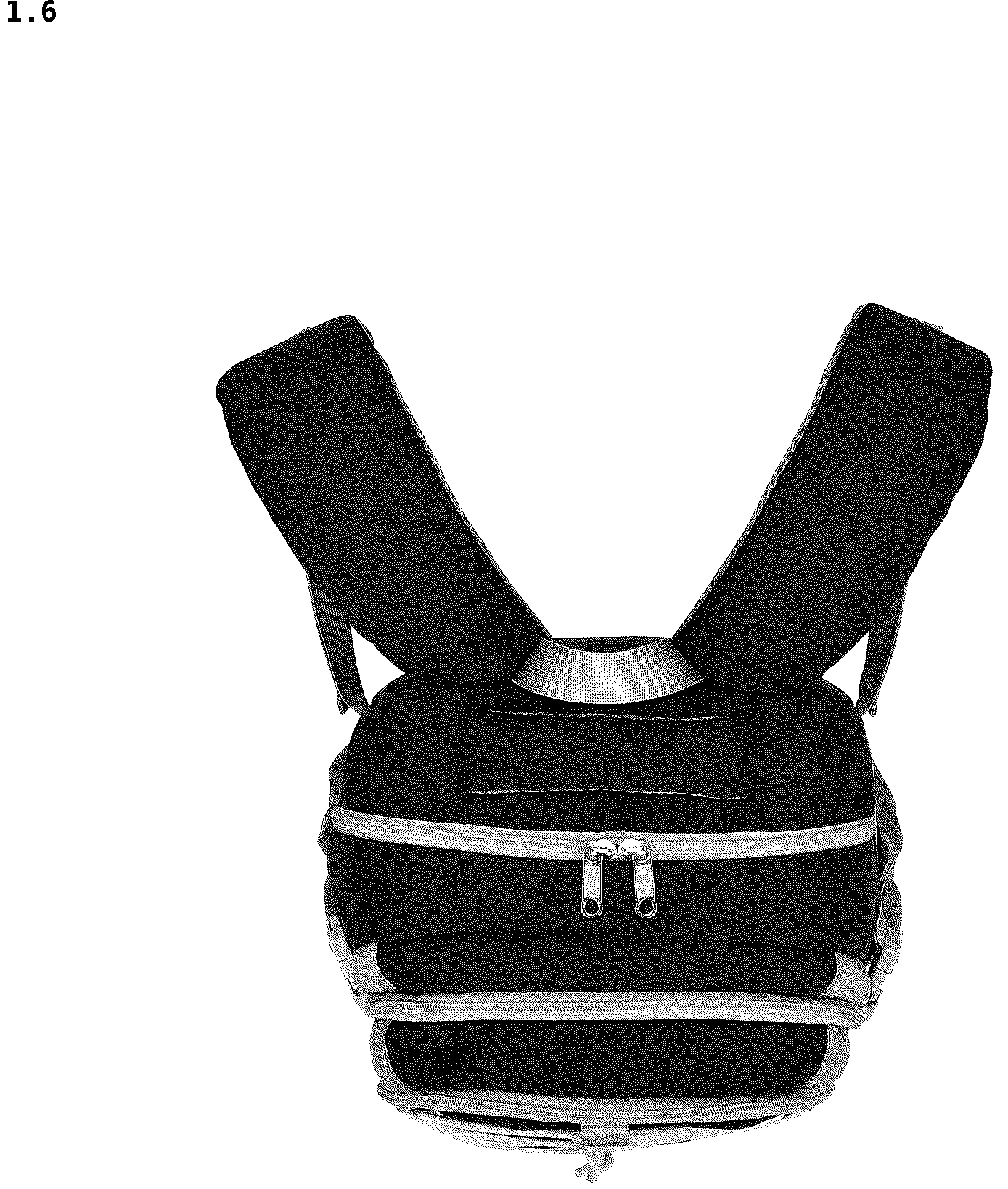 Patent USD1043101 Figure 6 – Backpack