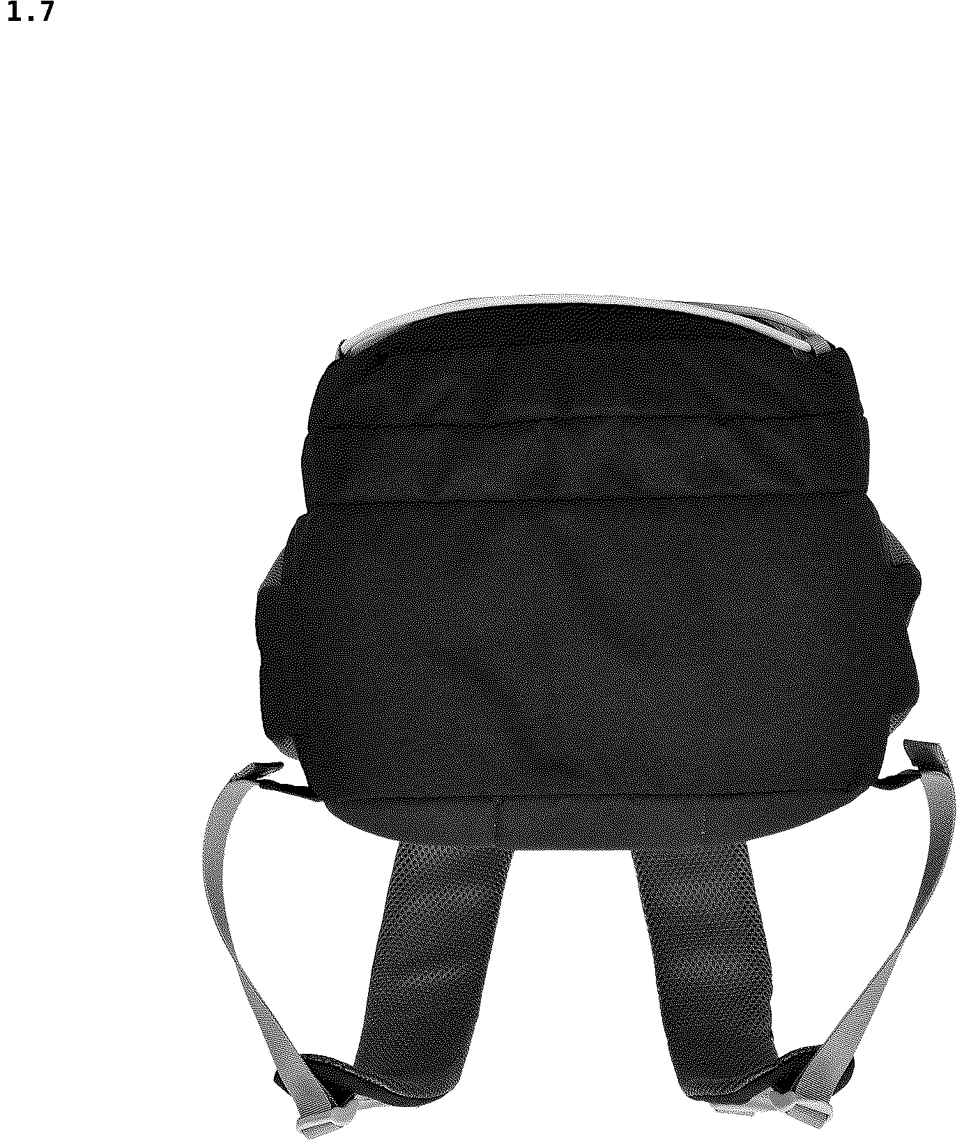 Patent USD1043101 Figure 7 – Backpack