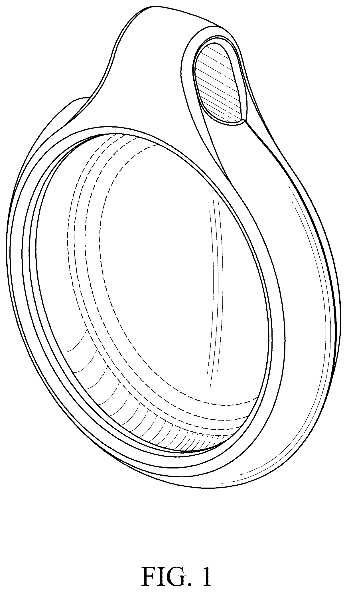Patent USD1043102 Figure 1 – Accessory for an electronic device