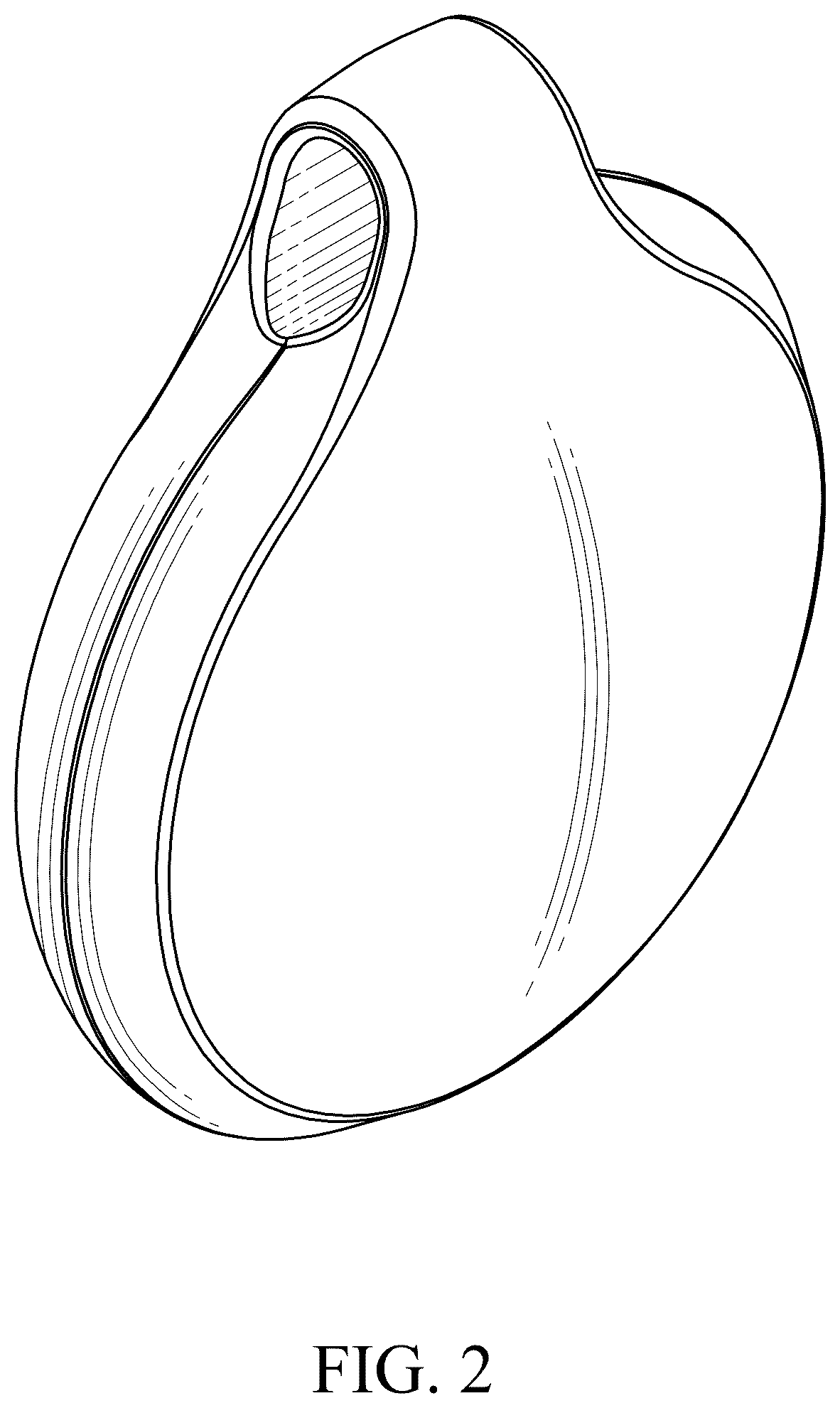 Patent USD1043102 Figure 2 – Accessory for an electronic device