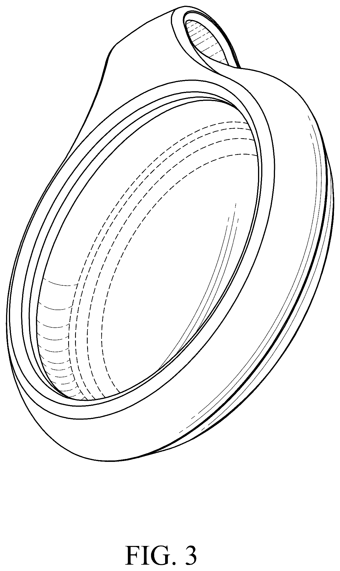 Patent USD1043102 Figure 3 – Accessory for an electronic device