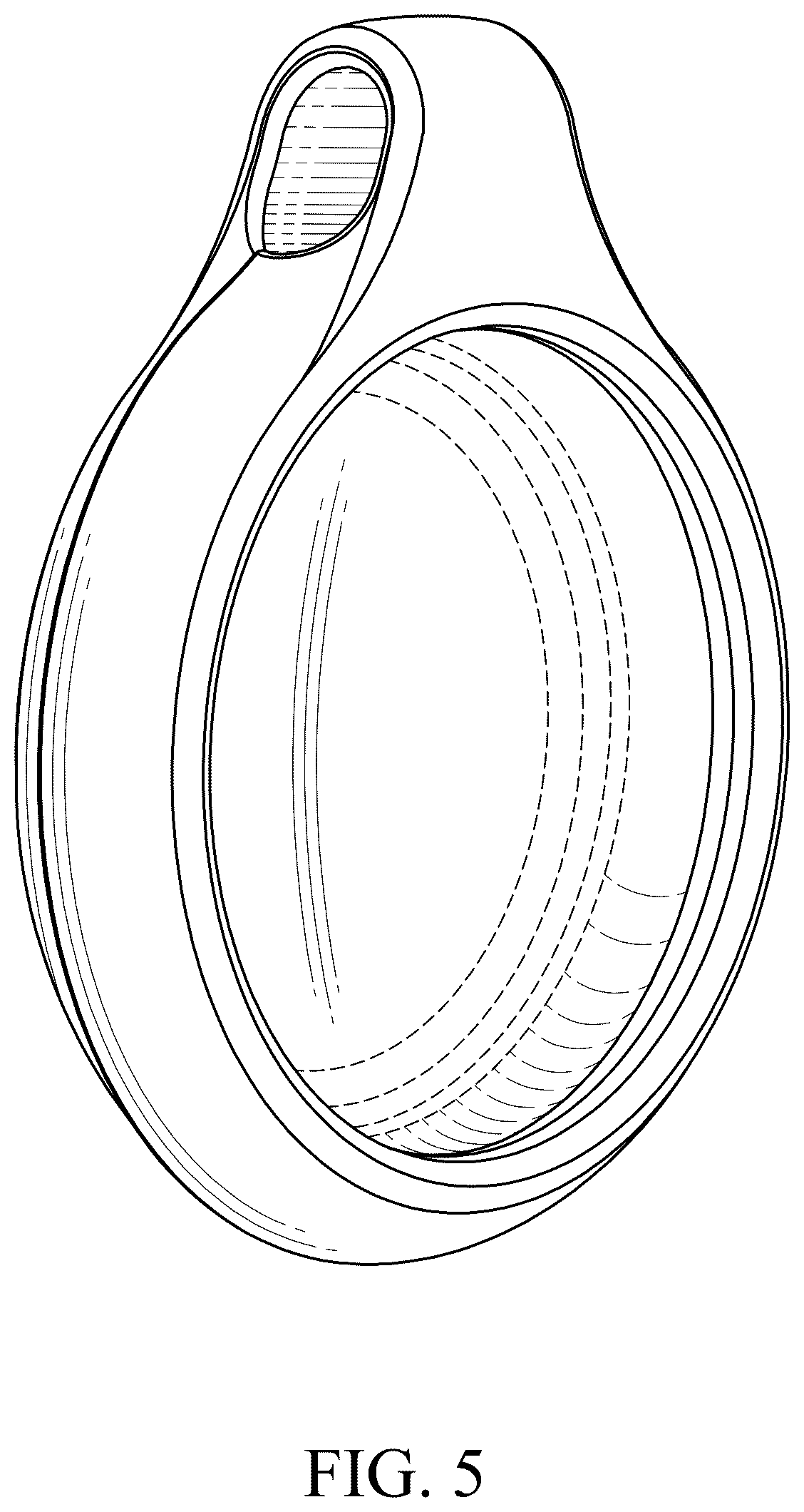 Patent USD1043102 Figure 5 – Accessory for an electronic device