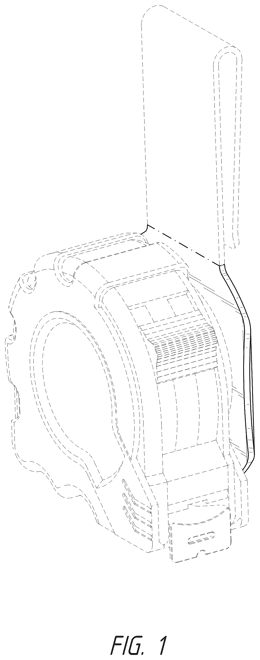 Patent USD1043104 Figure 1 – Clip-on tool holder