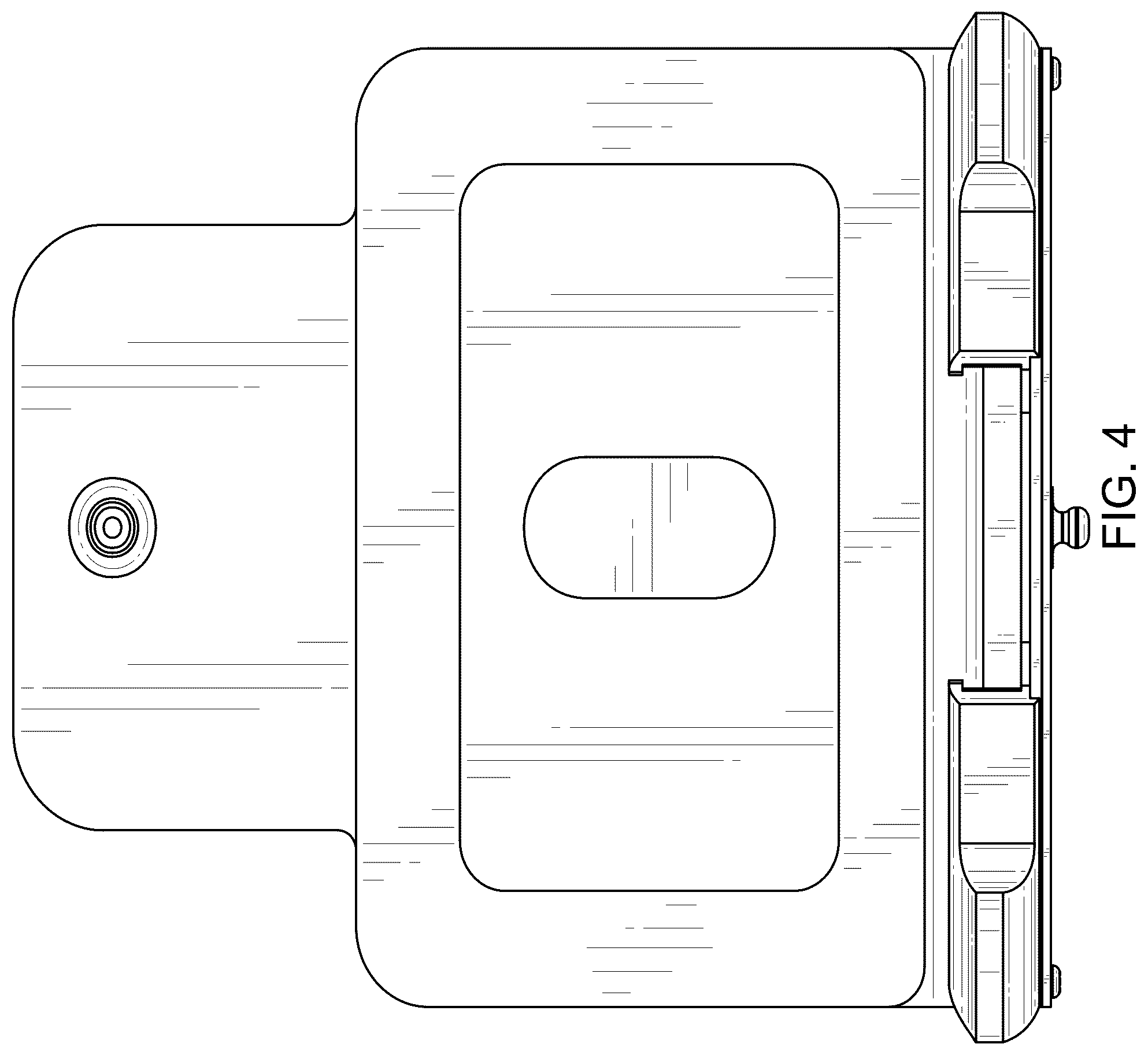 Patent USD1043106 Figure 4 – Card holder wallet