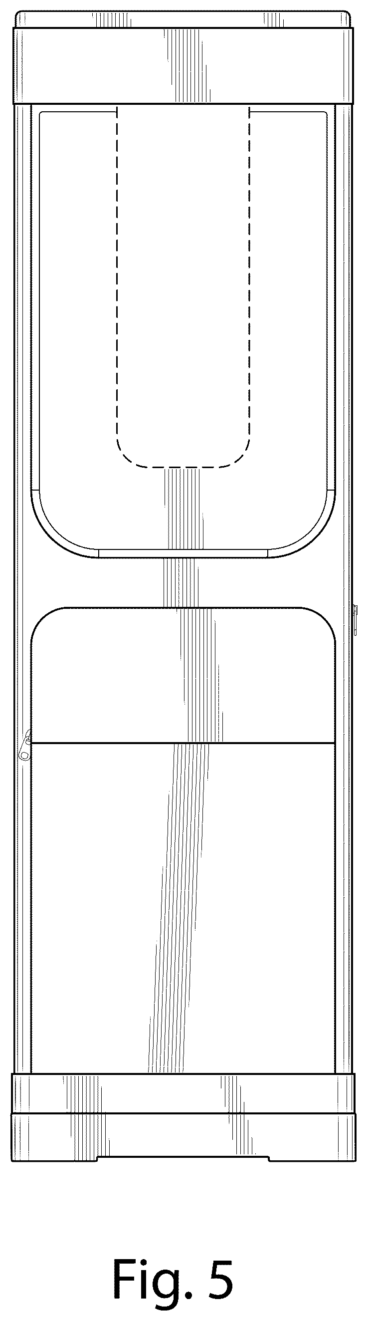 Patent USD1043107 Figure 5 – Golf tower bag
