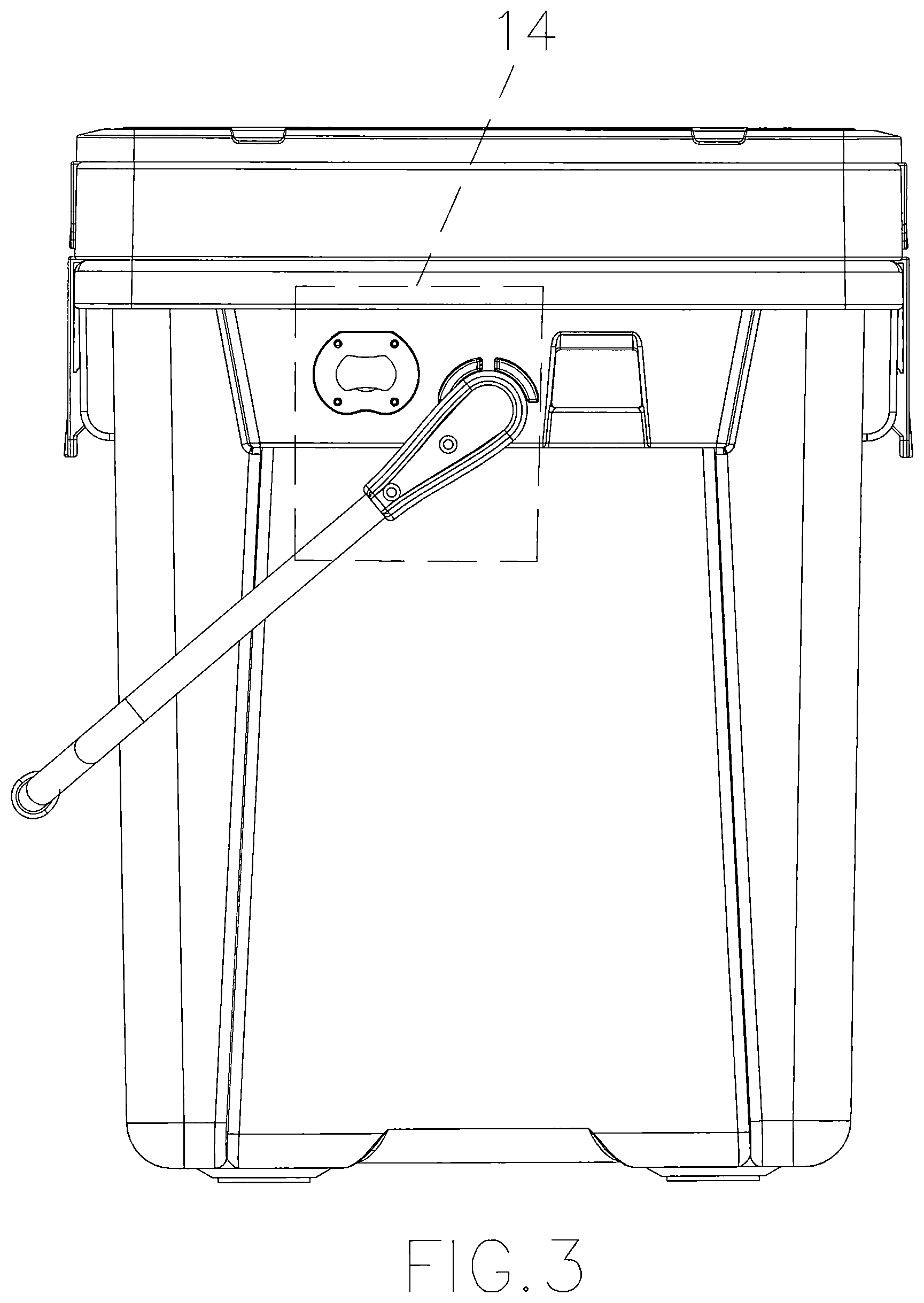 Patent USD1043108 Figure 3 – Fishing lure box