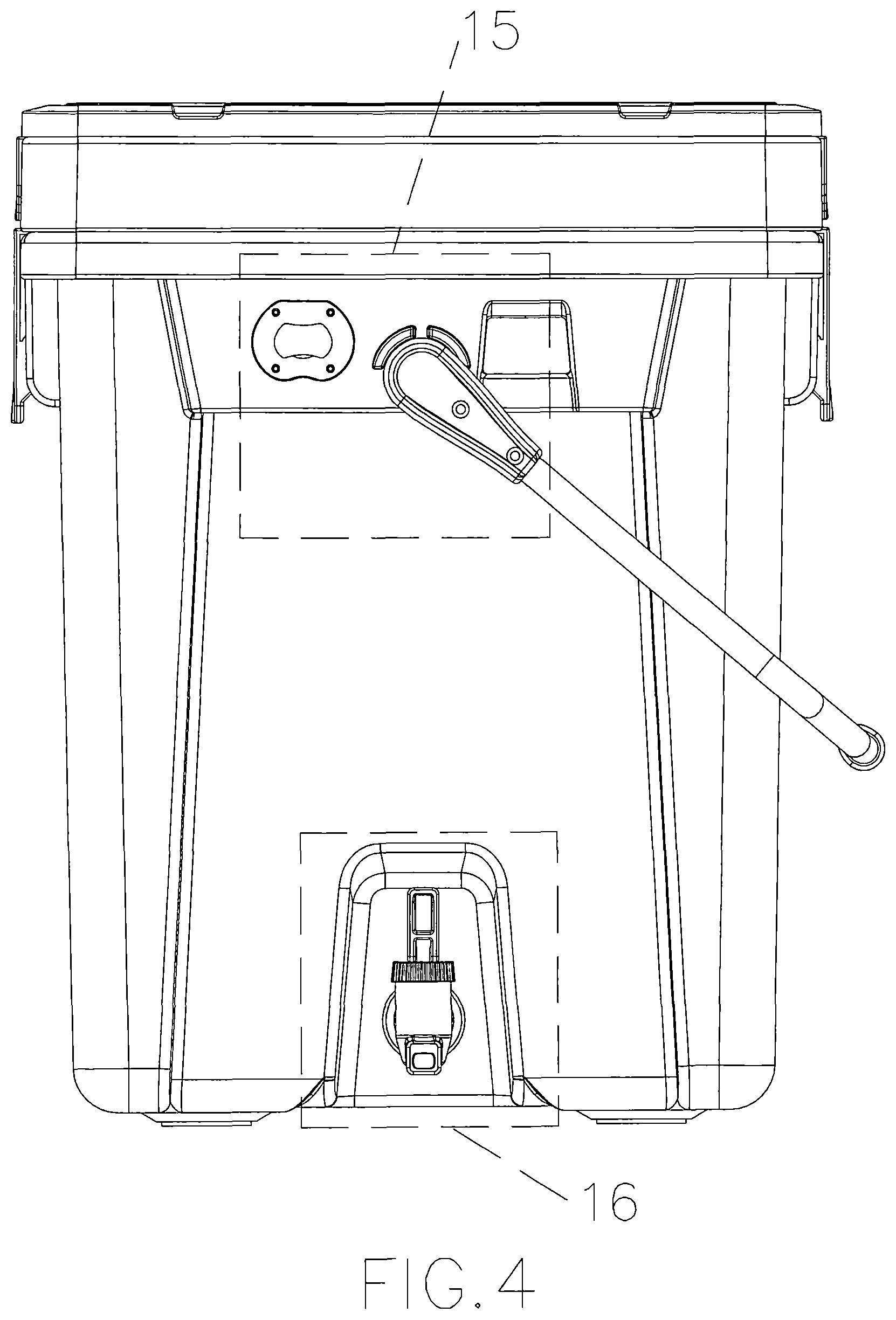 Patent USD1043108 Figure 4 – Fishing lure box