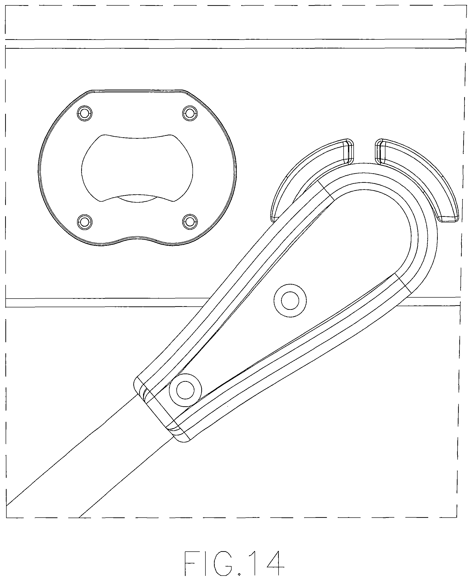 Patent USD1043108 Figure 14 – Fishing lure box