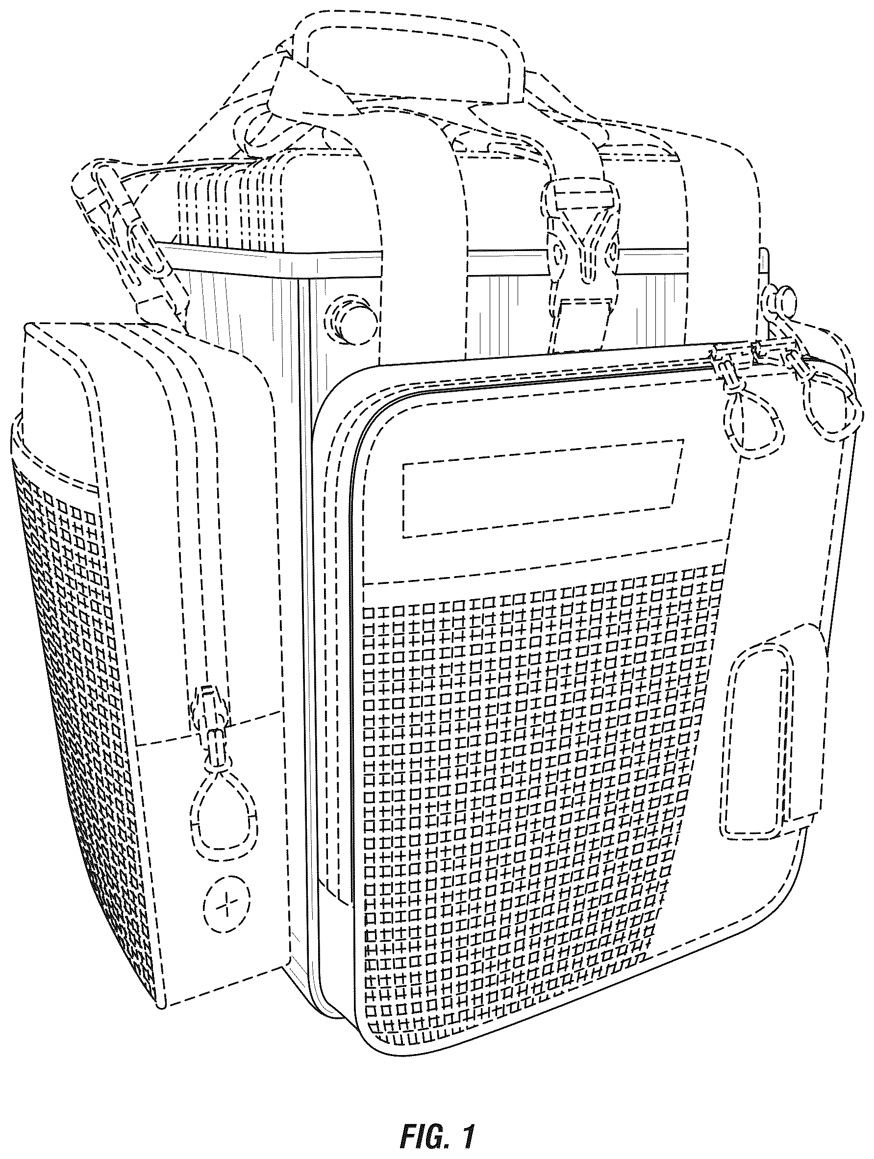 Patent USD1043109 Figure 1 – Vertical open bag
