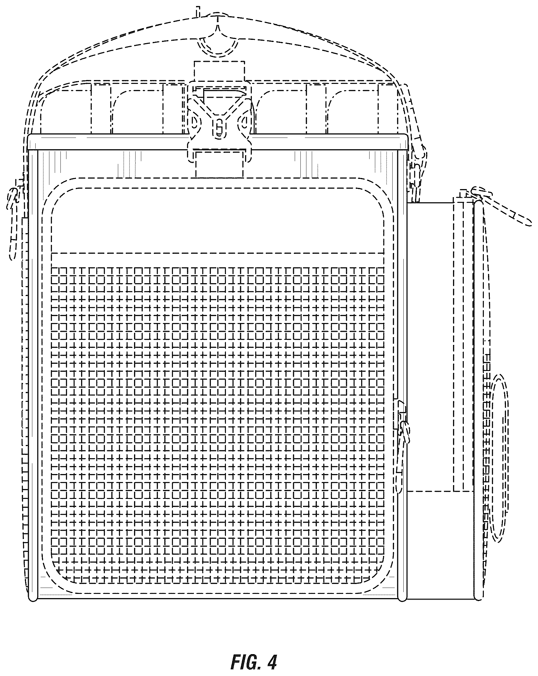 Patent USD1043109 Figure 4 – Vertical open bag