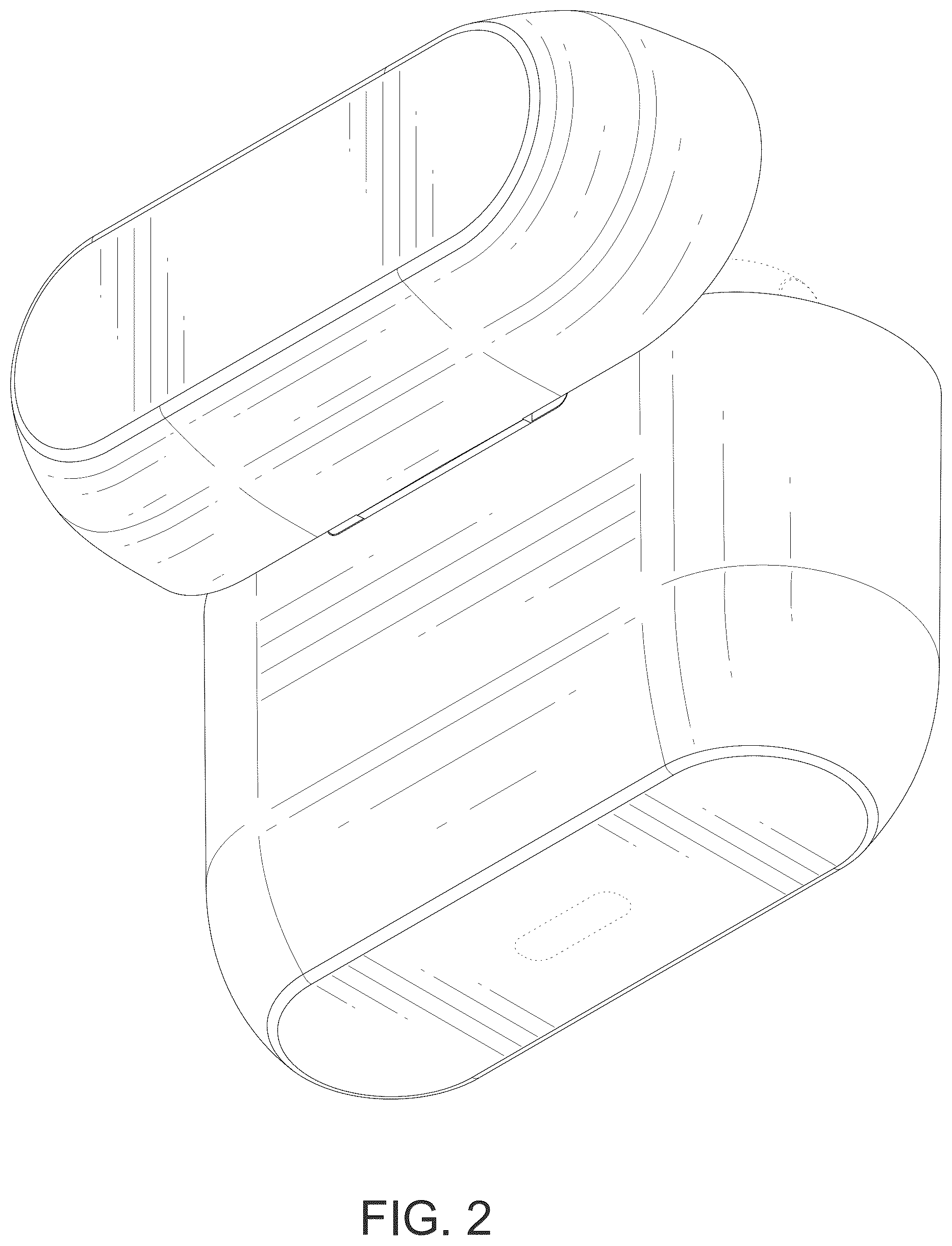 Patent USD1043111 Figure 2 – Wireless headset case