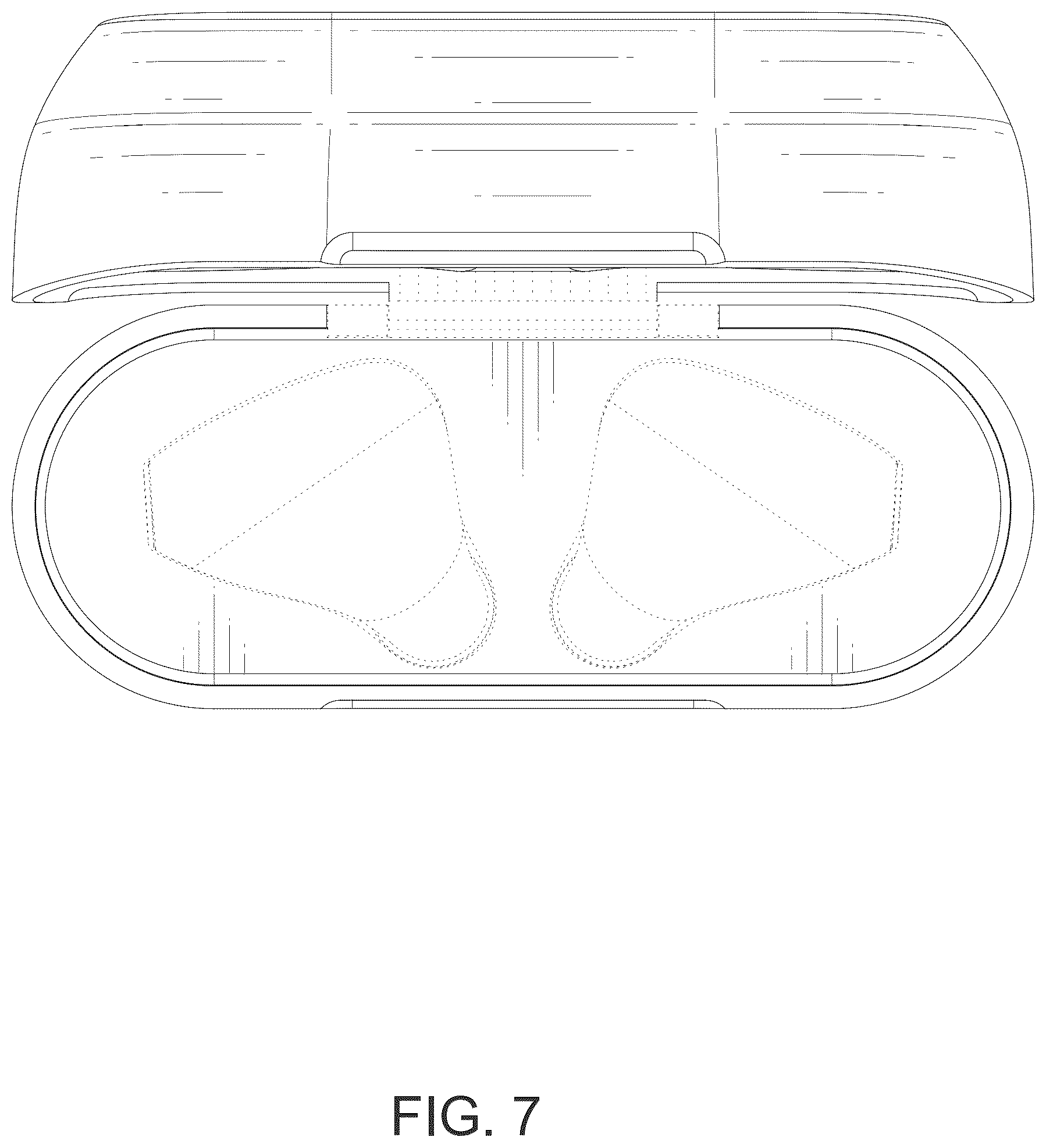Patent USD1043111 Figure 7 – Wireless headset case