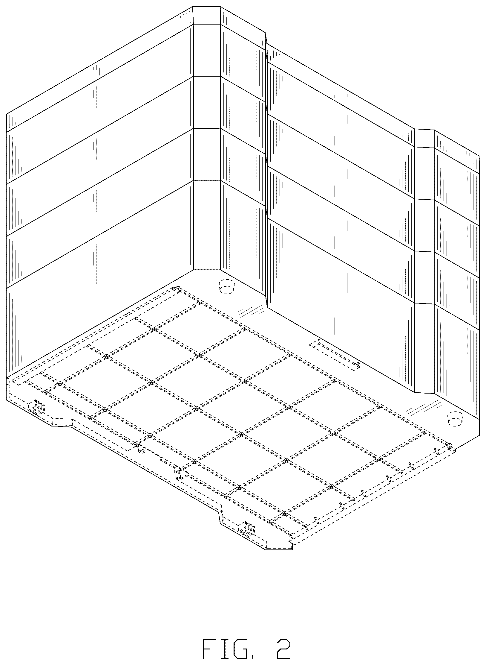 Patent USD1043112 Figure 2 – Tool box