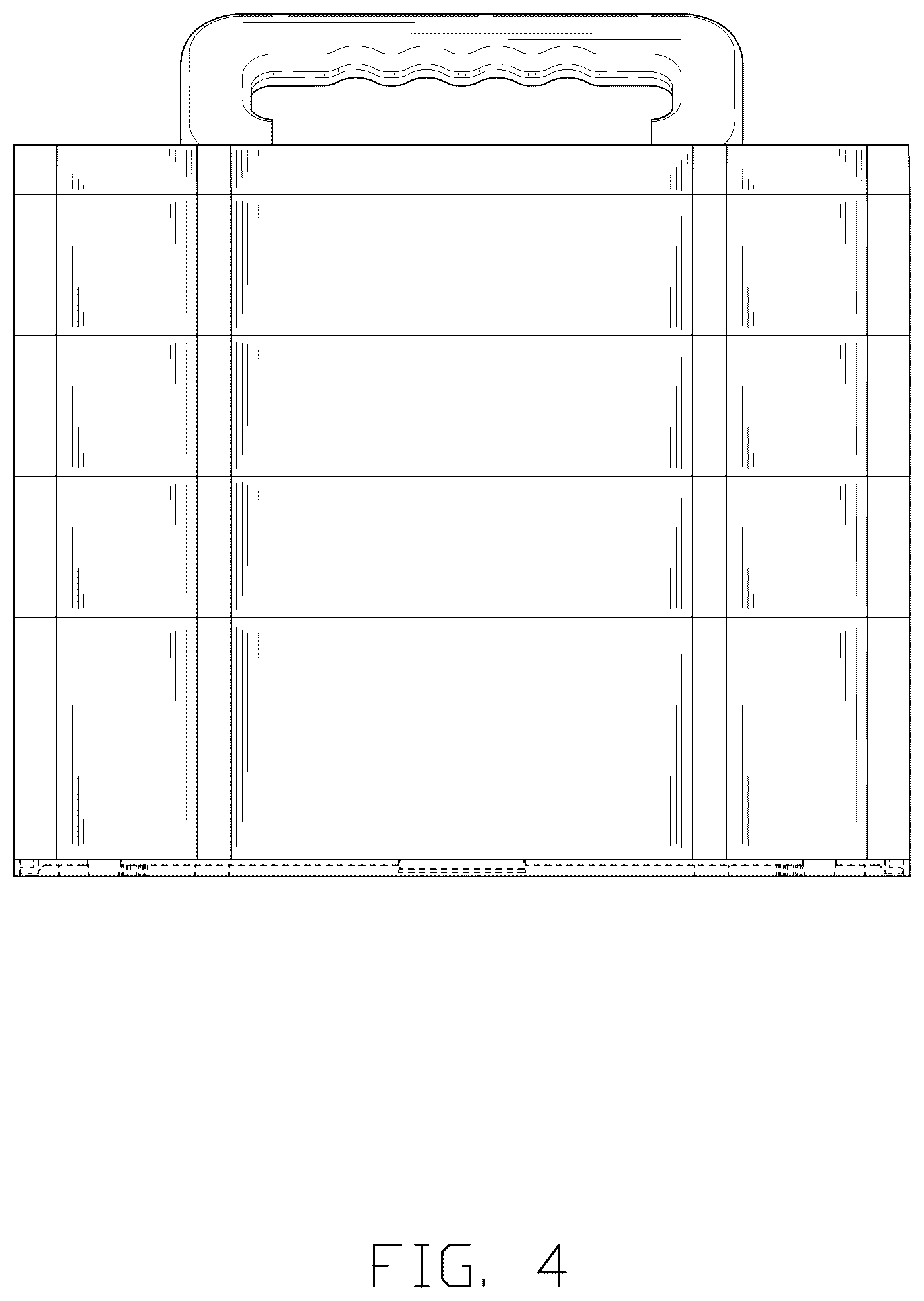 Patent USD1043112 Figure 4 – Tool box