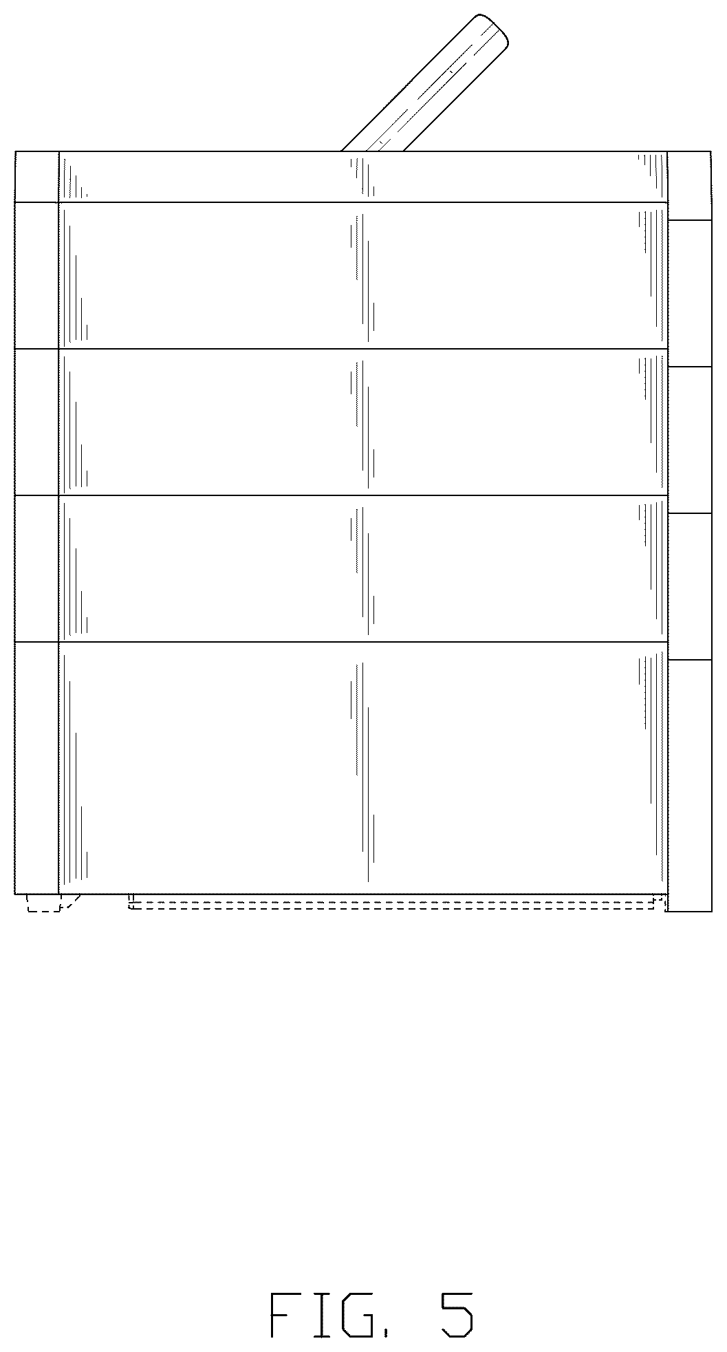 Patent USD1043112 Figure 5 – Tool box