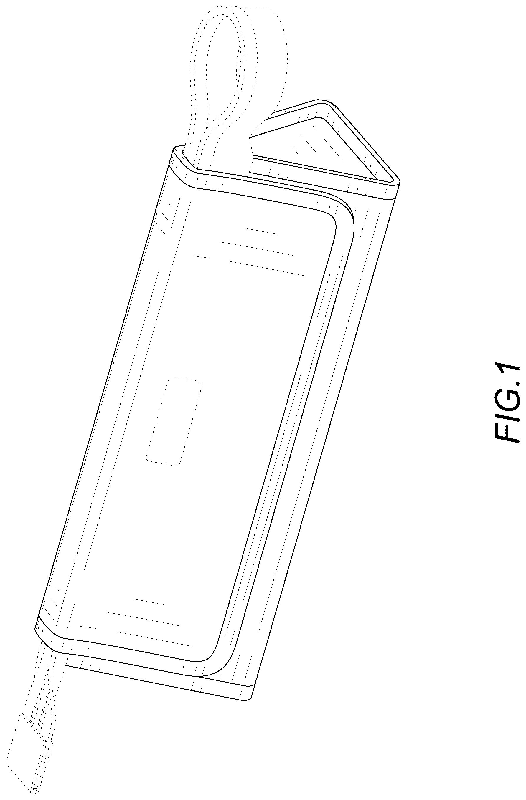 Patent USD1043116 Figure 1 – Hair tools travel bag