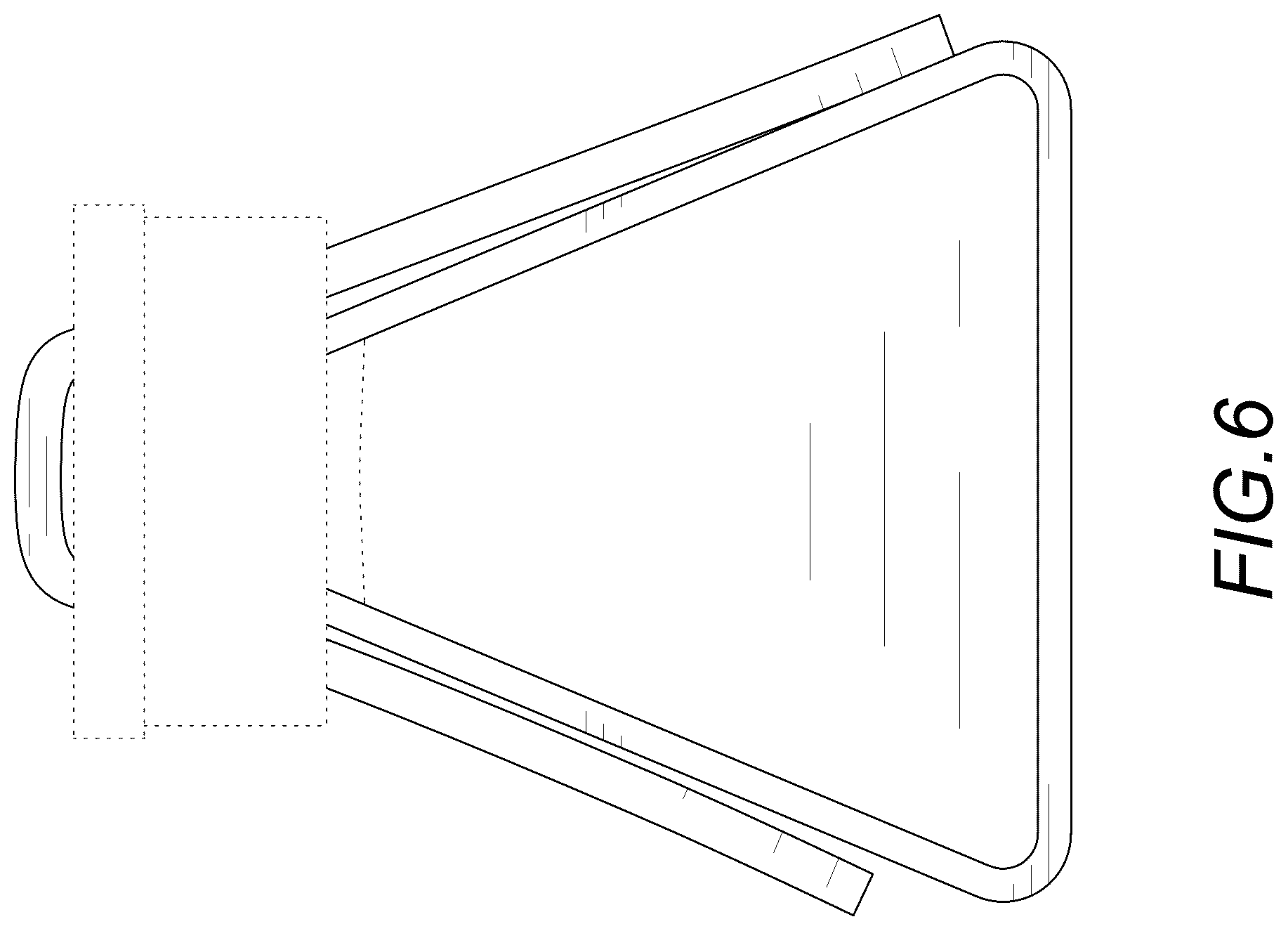 Patent USD1043116 Figure 6 – Hair tools travel bag