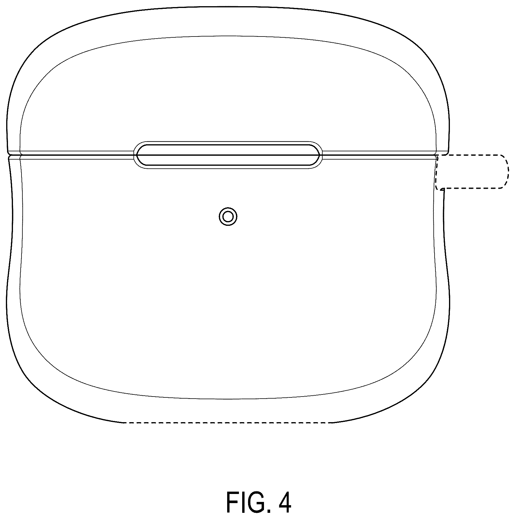 Patent USD1043118 Figure 4 – Cover for earphone case