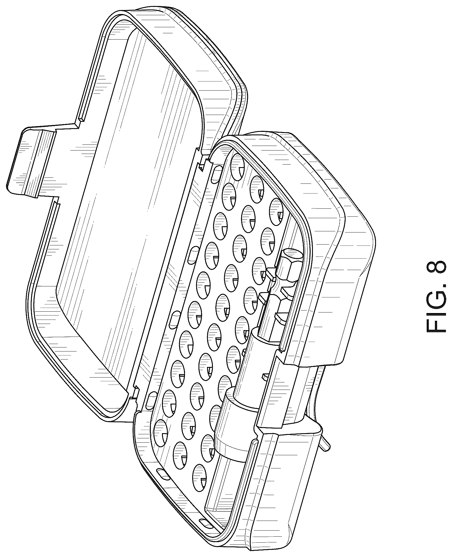 Patent USD1043119 Figure 8 – Tool box