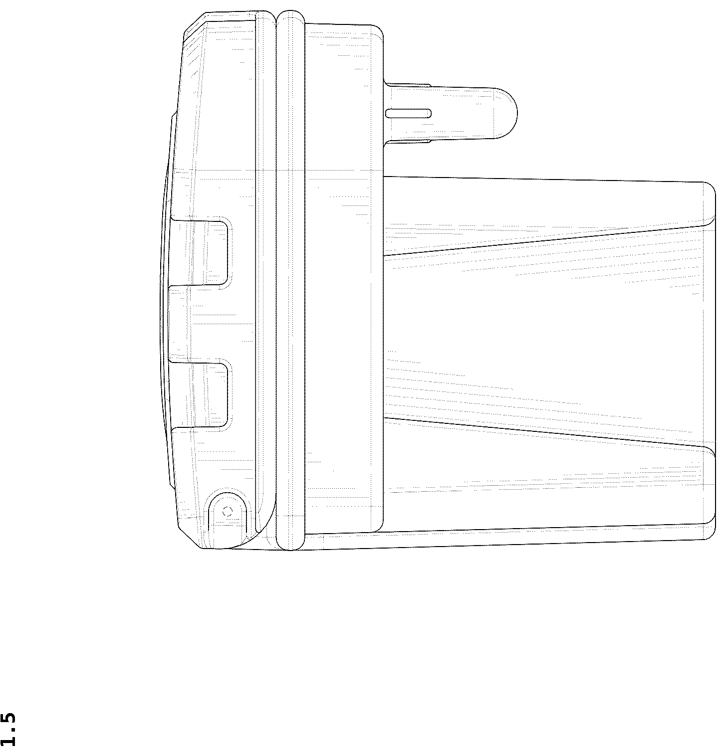 Patent USD1043120 Figure 5 – Storage box