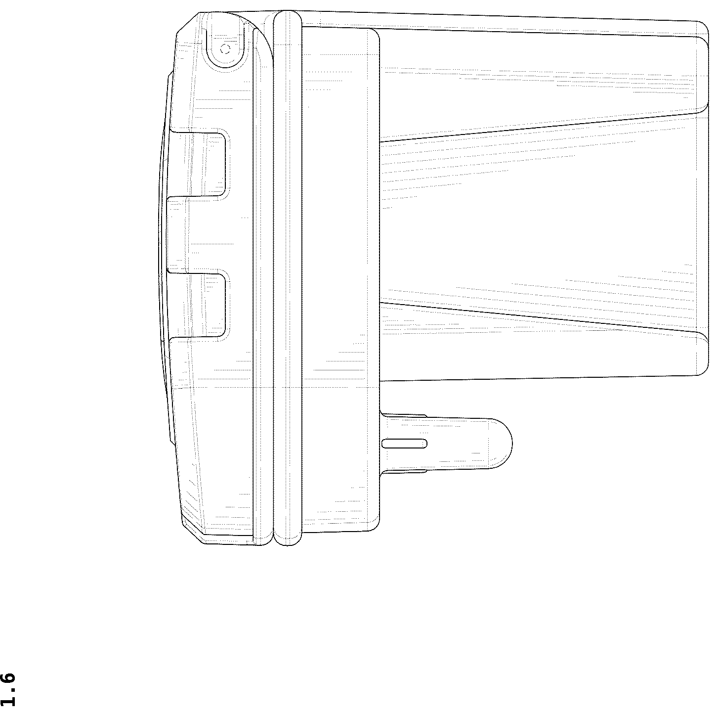 Patent USD1043120 Figure 6 – Storage box