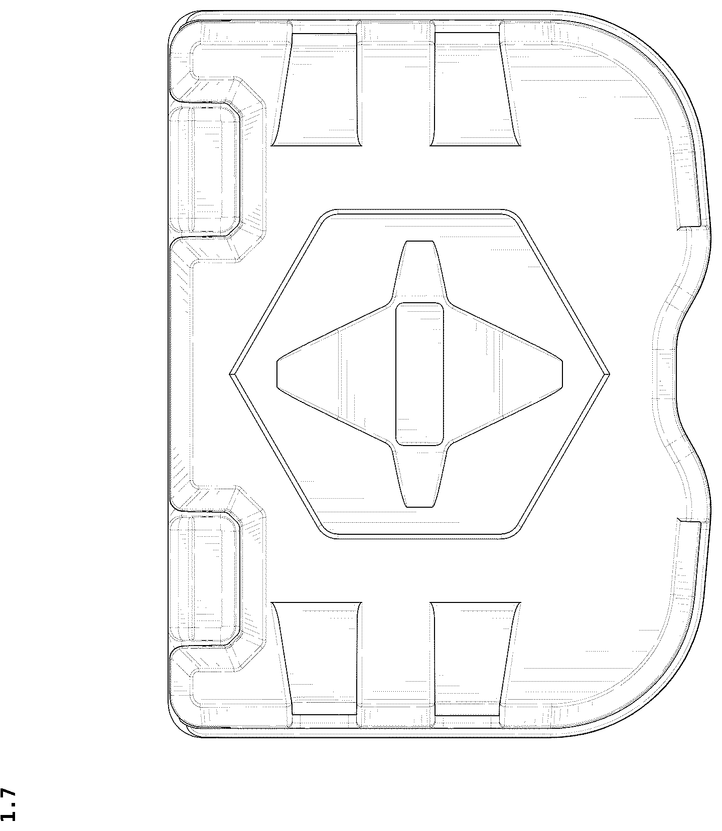 Patent USD1043120 Figure 7 – Storage box